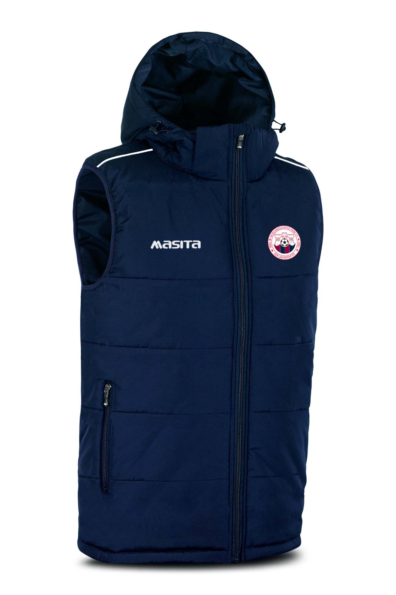 Newlands Castle Park FC Navy Sleeveless Gilet Kids & Adults