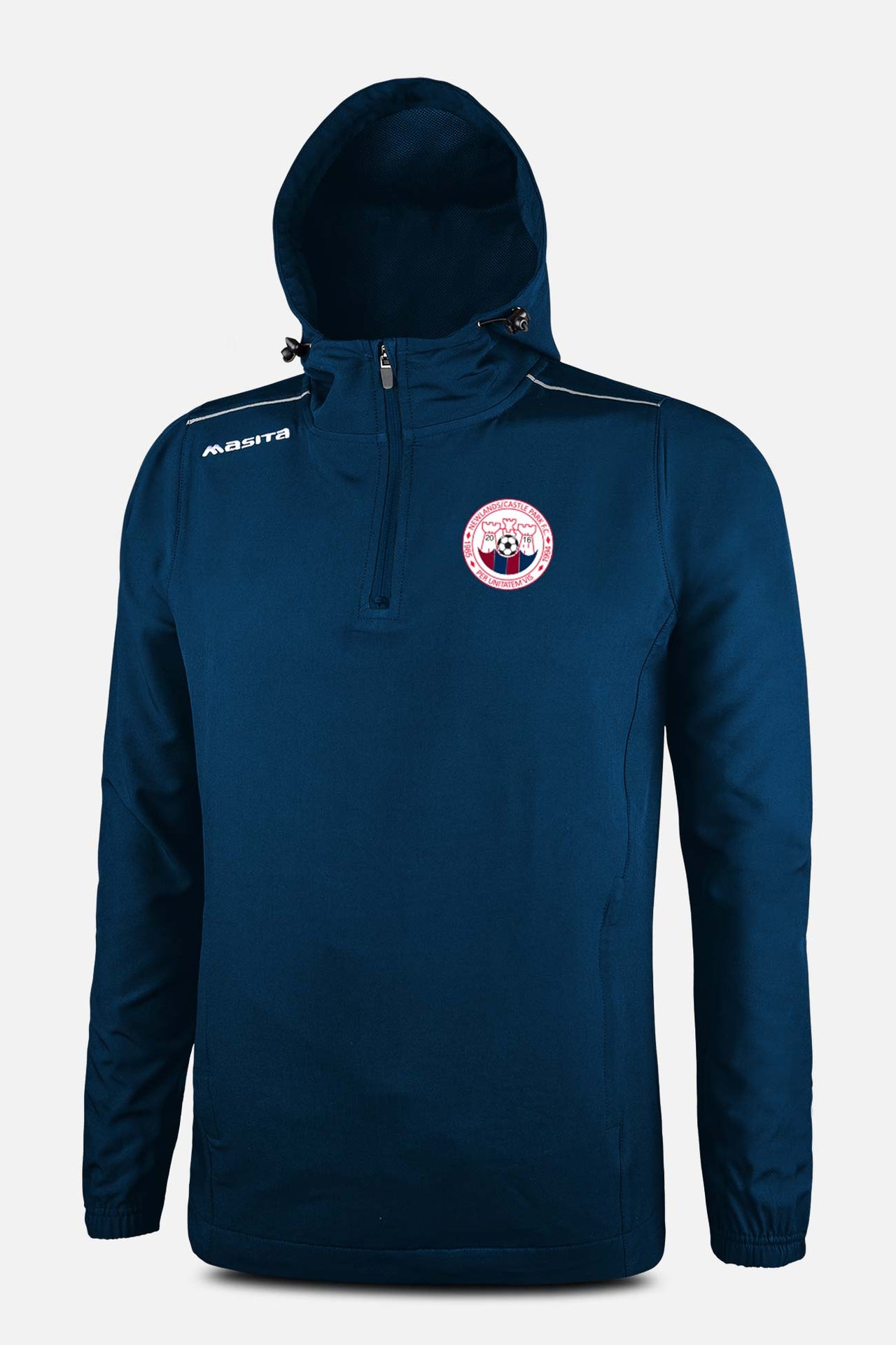 Newlands Castle Park FC Pop Up Shop Navy Vermont Pullover Hoodie Adults