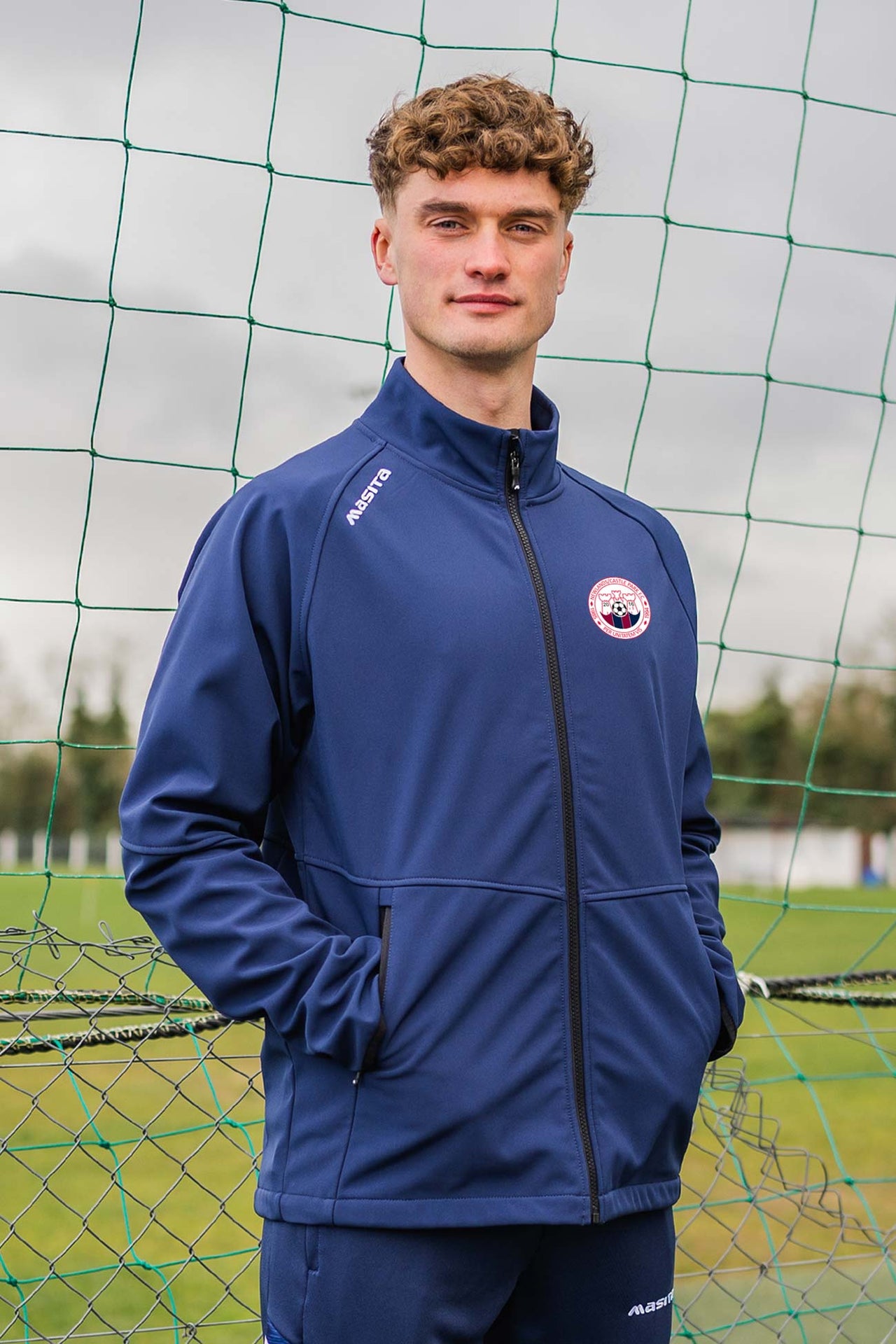 Newlands Castle Park FC  Navy Softshell Jacket Kids & Adults