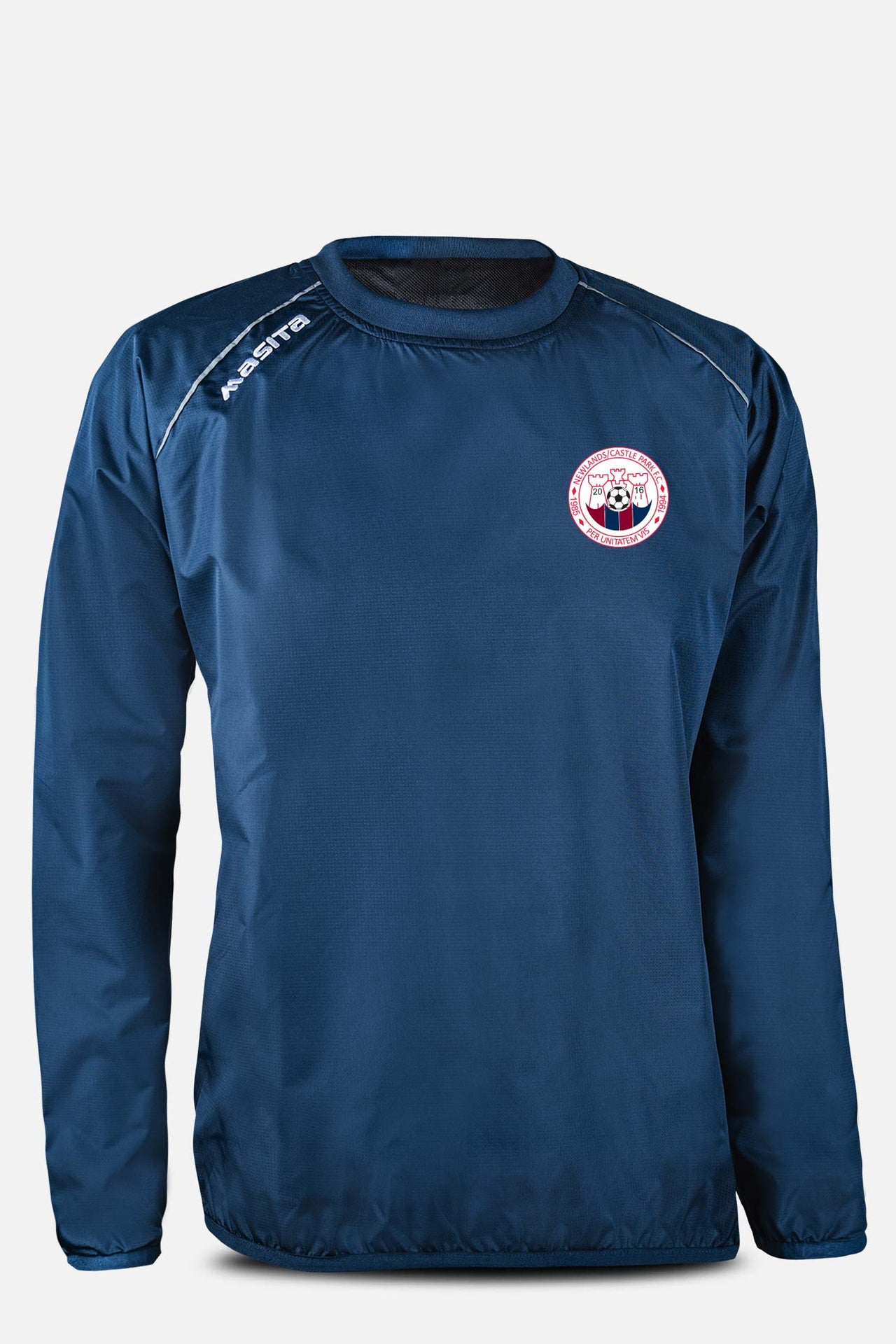 Newlands Castle Park FC Pop Up Shop Navy Rainsweater Kids & Adults