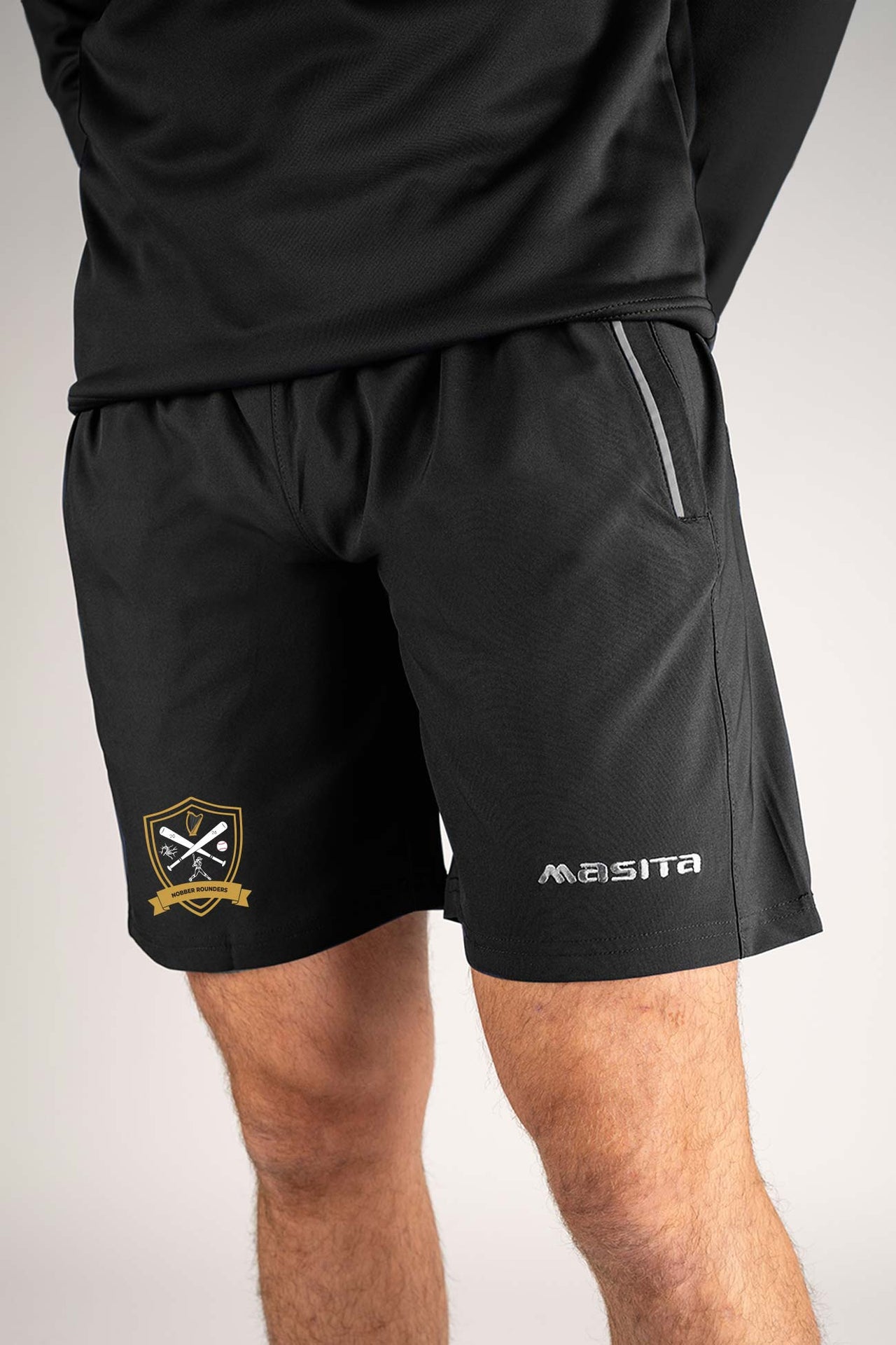 Nobber Rounders Black Leisure Short Adult