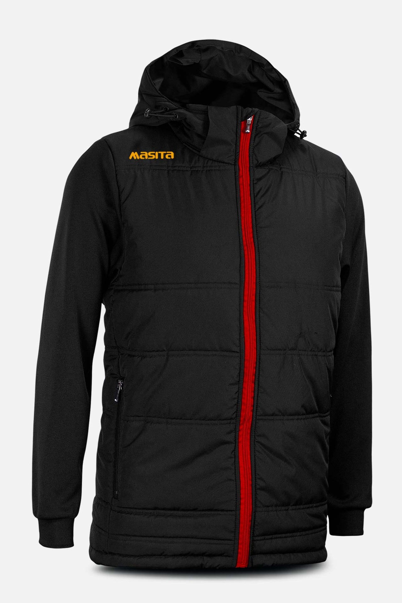 Nova Padded Jacket Black/Red/Amber