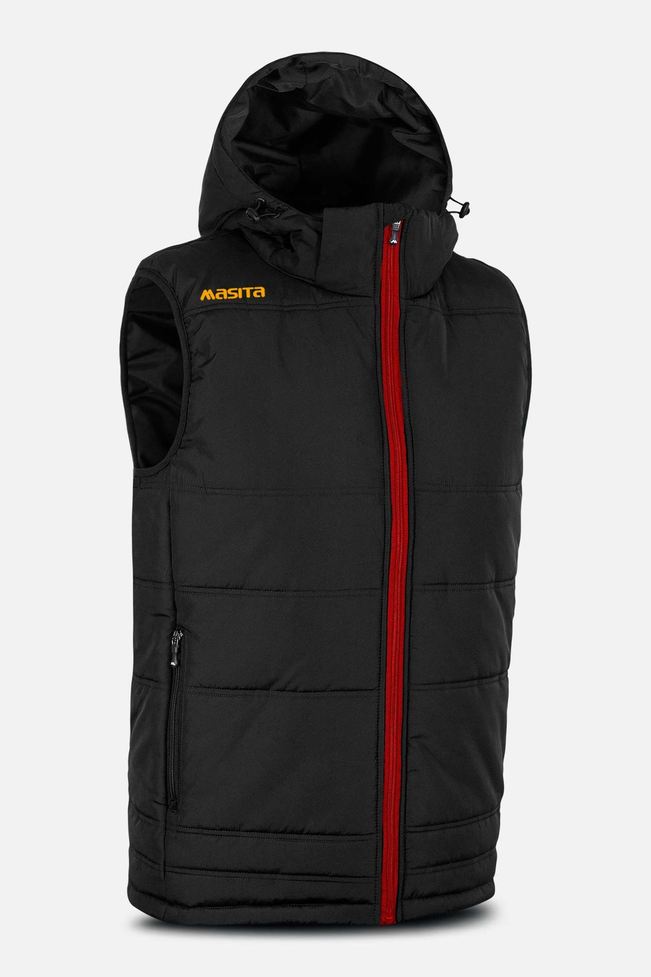 Nova Gilet Black/Red/Amber