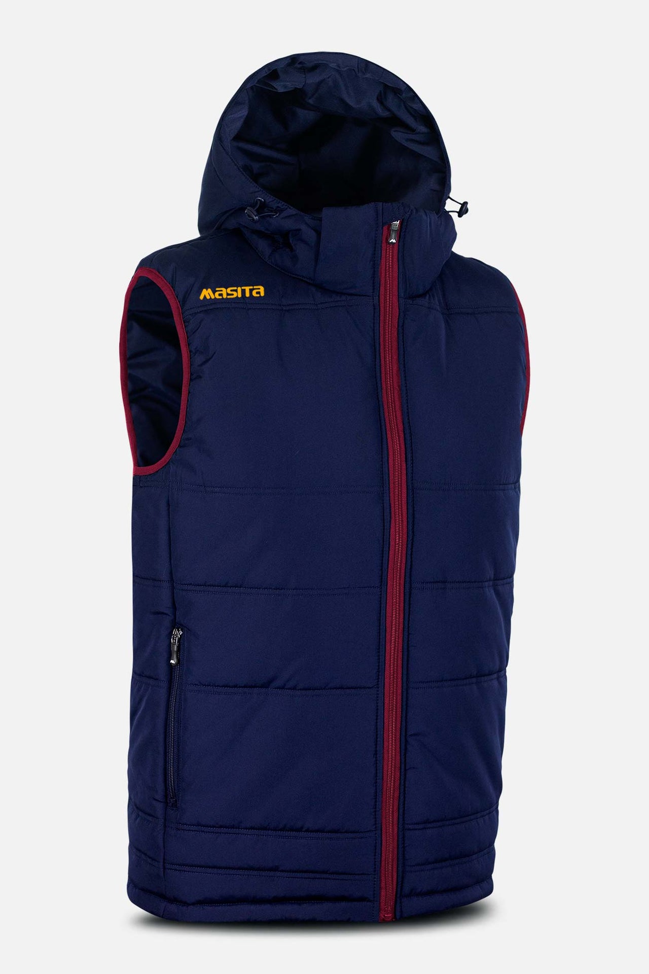 Nova Gilet Navy/Maroon/Amber