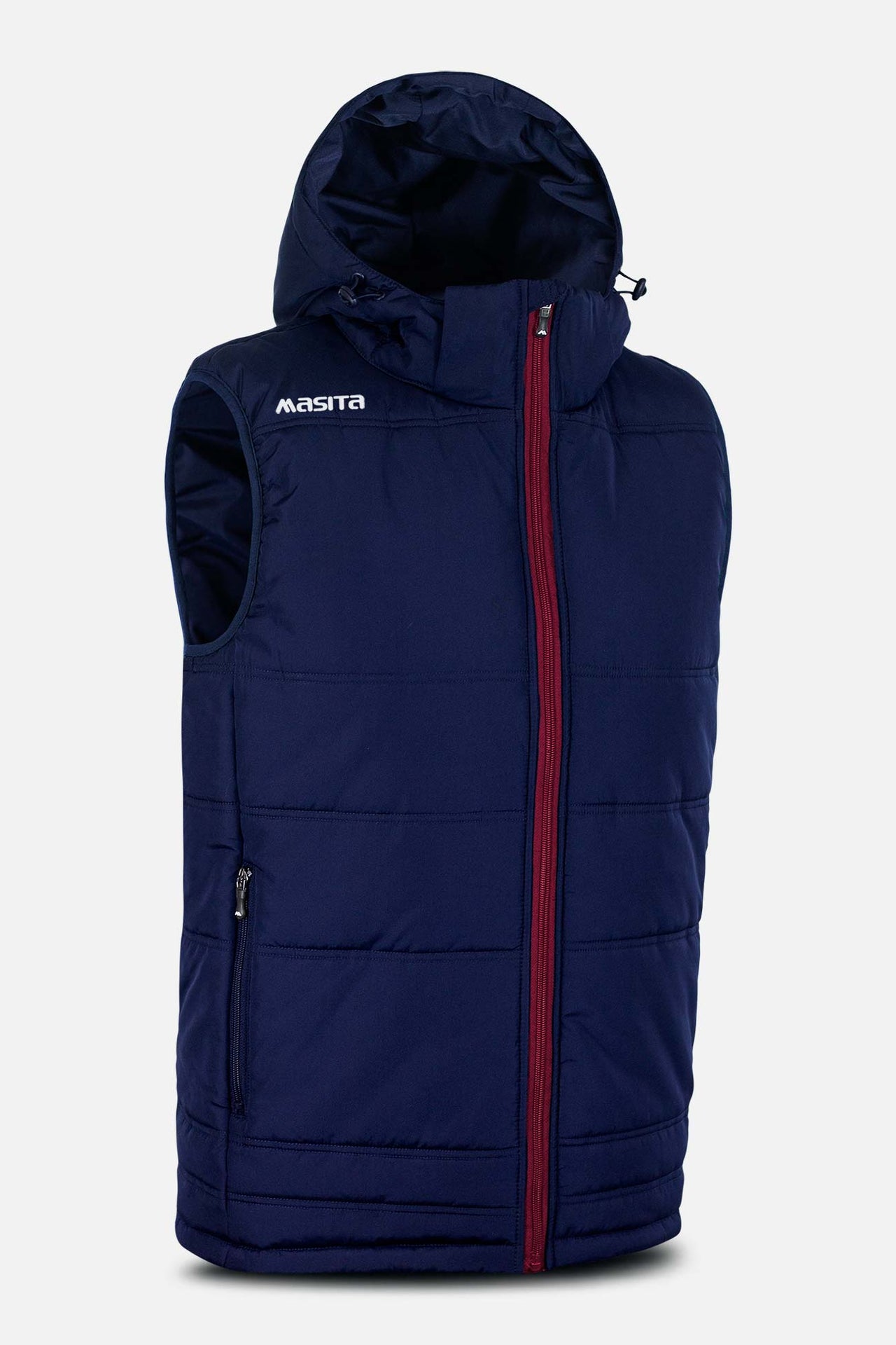 Nova Gilet Navy/Maroon/White