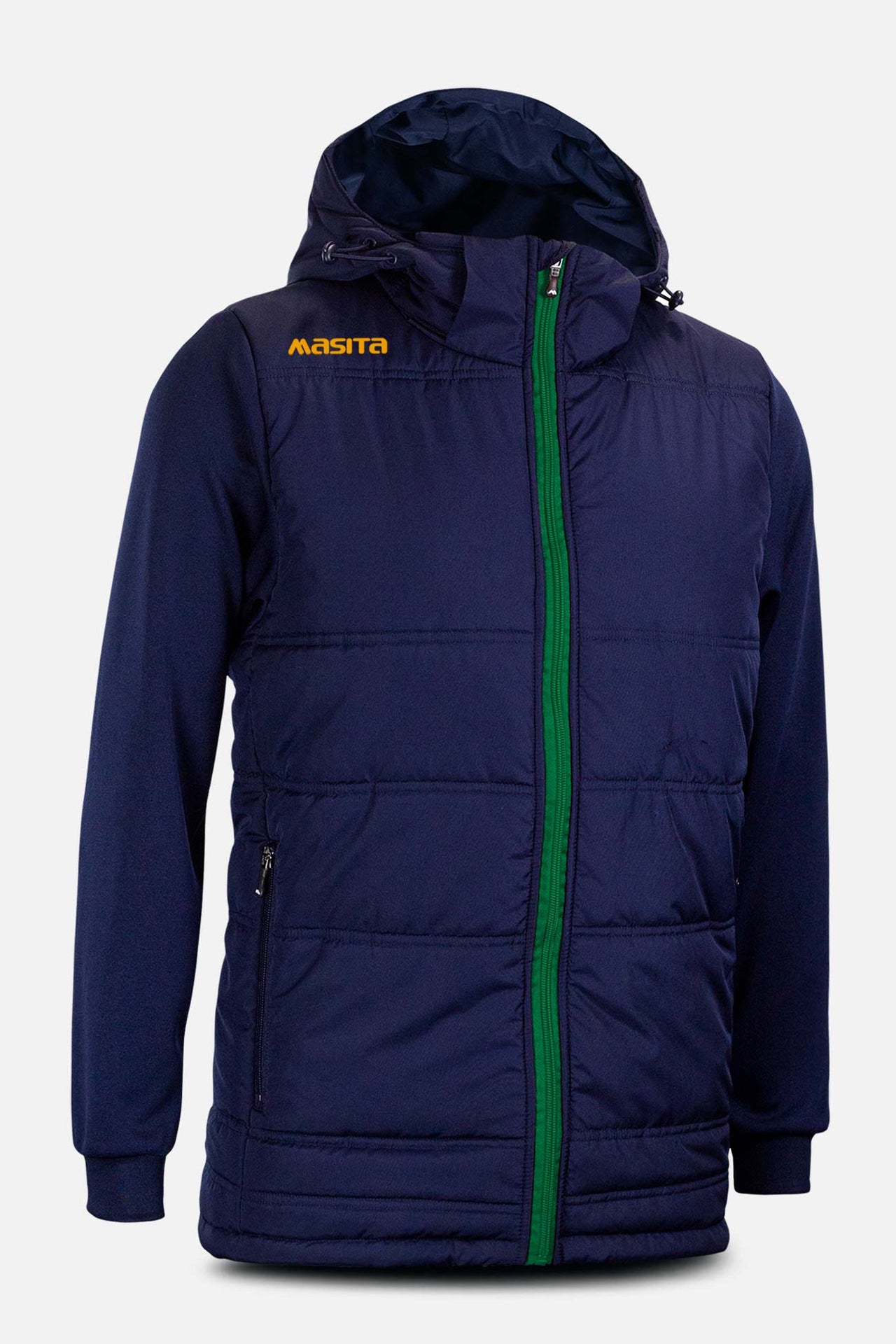 Nova Padded Jacket Navy/Green/Amber