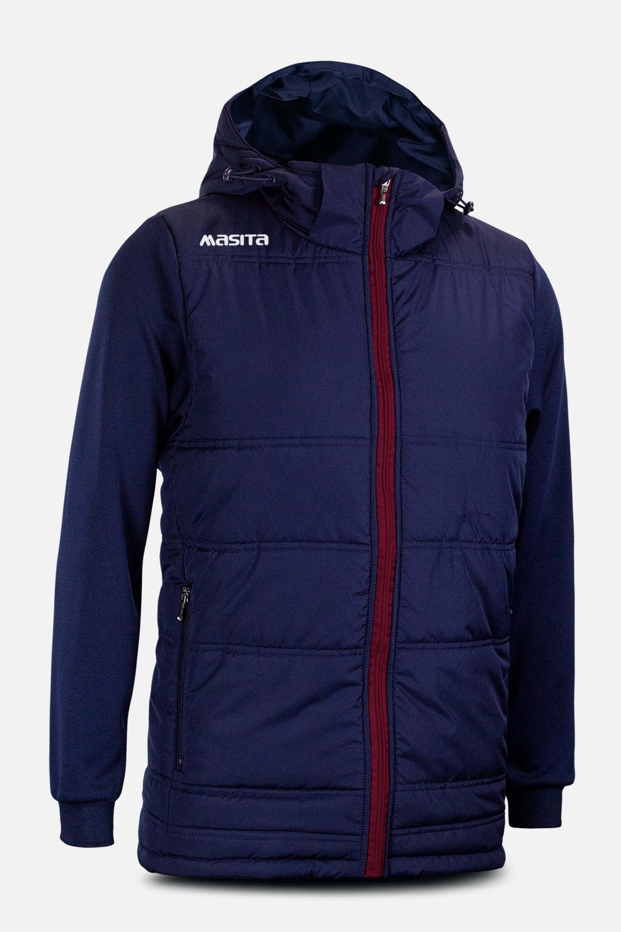 Nova Padded Jacket Navy/Maroon/White