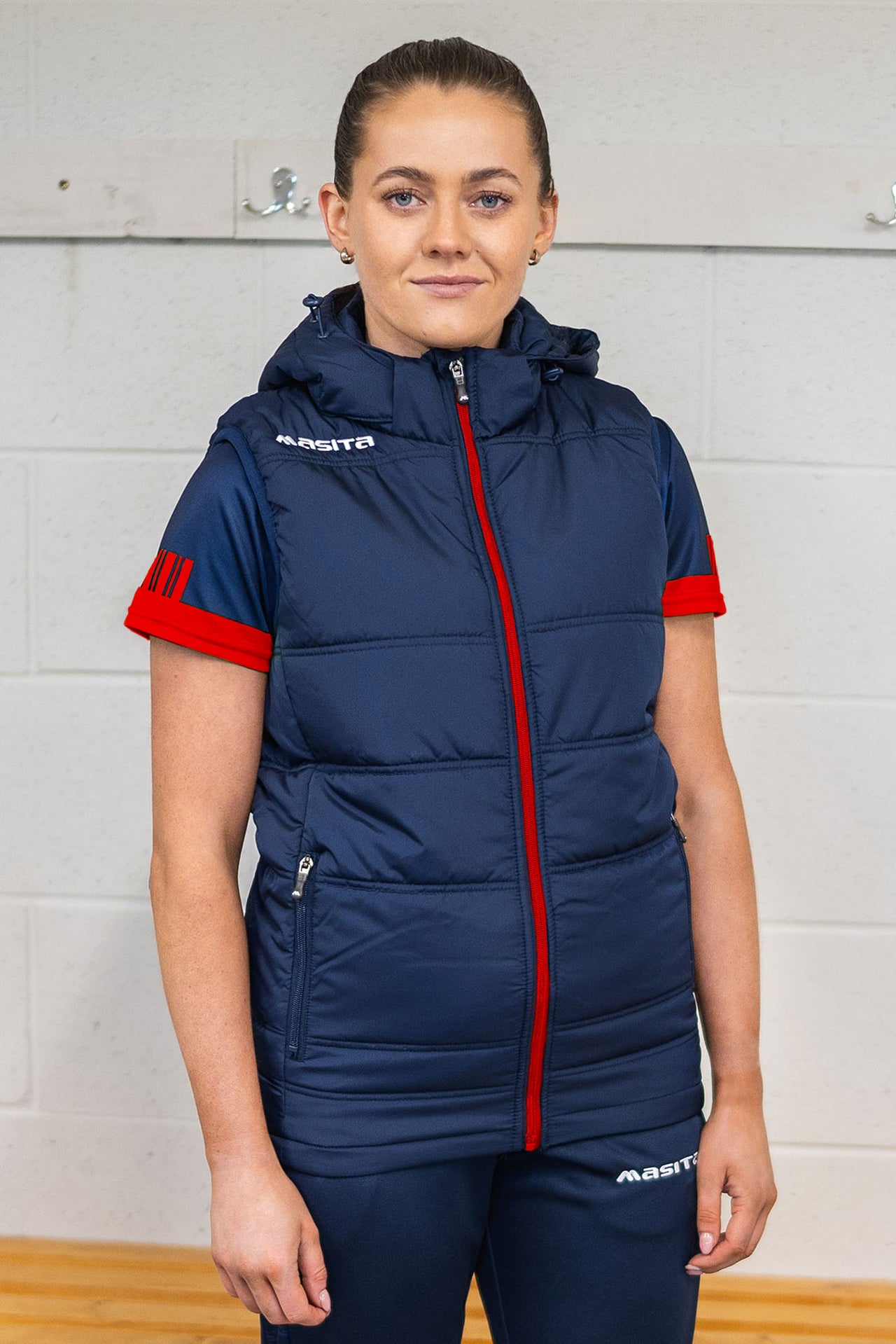 Nova Gilet Navy/Red/White