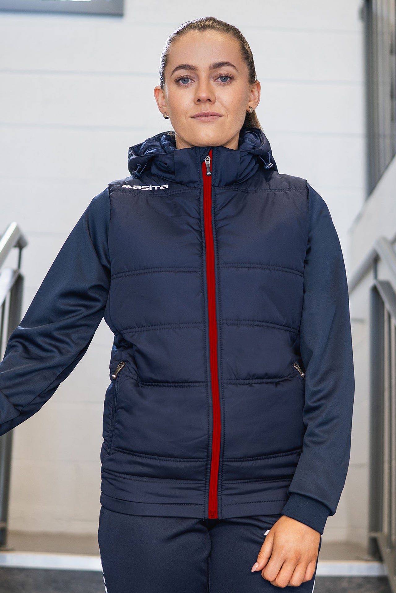 Nova Padded Jacket Navy/Red