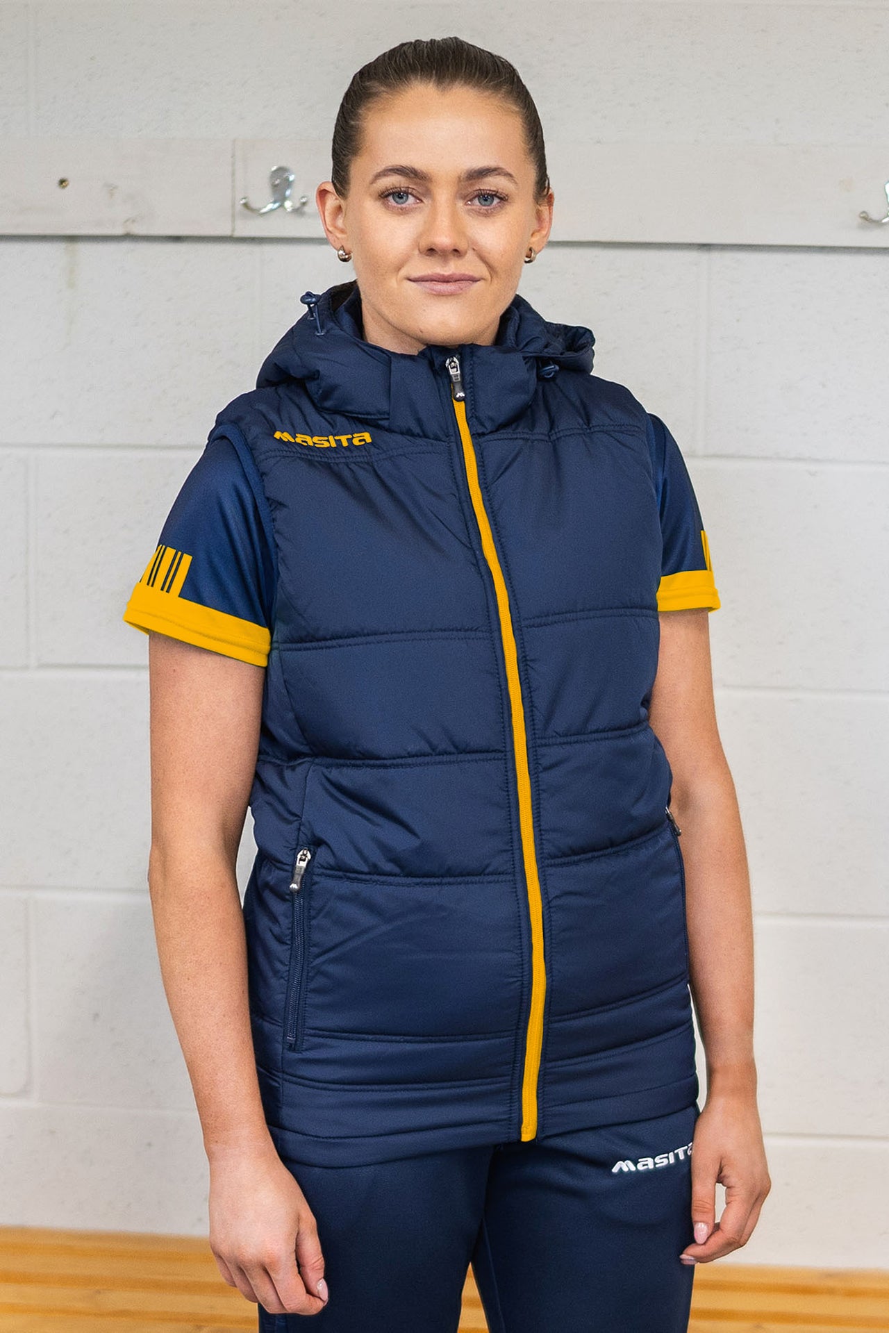 Nova Gilet Navy/Amber Option 2