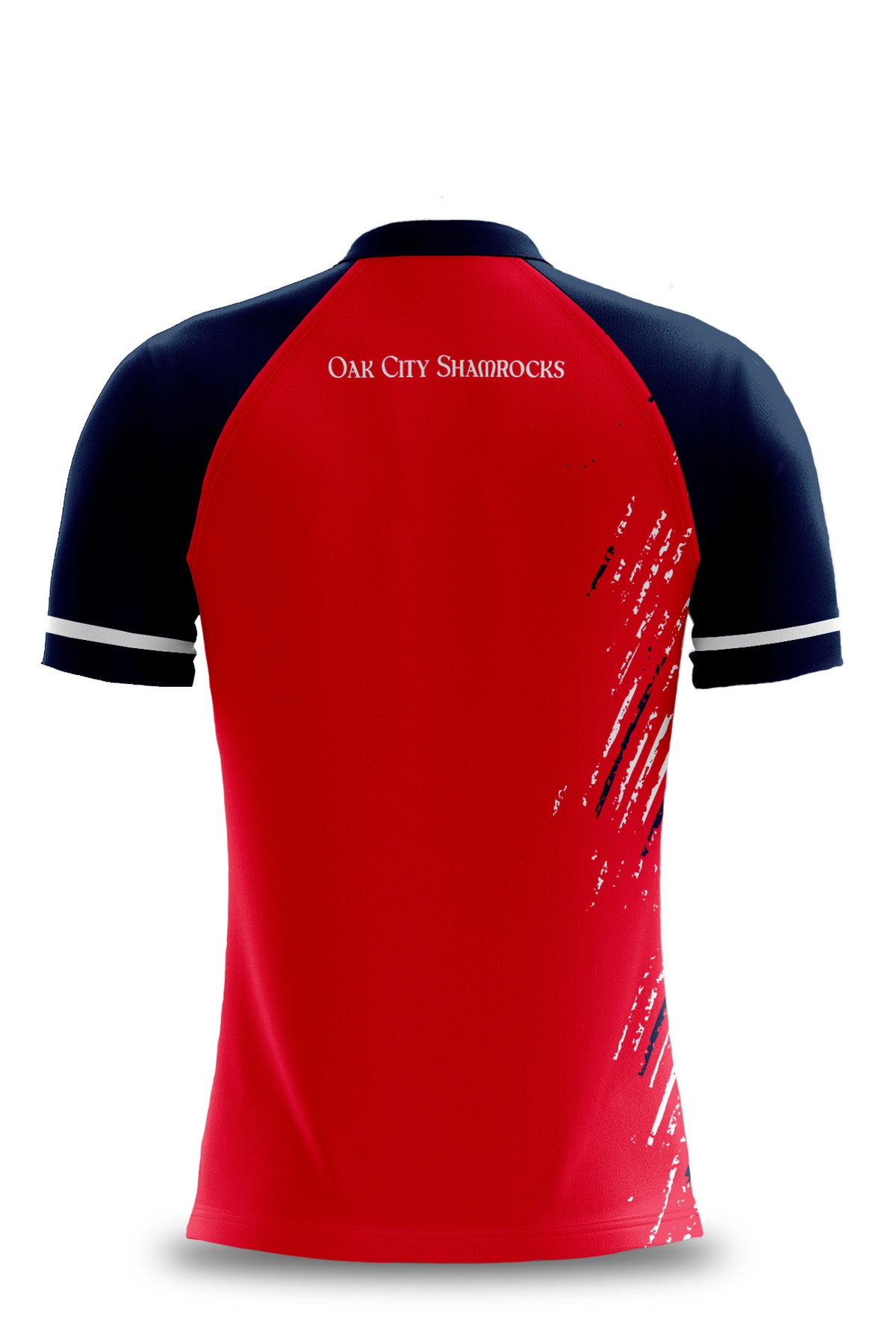 Oak City Shamrocks Pop Up Shop Red Polo Shirt Unisex Fit