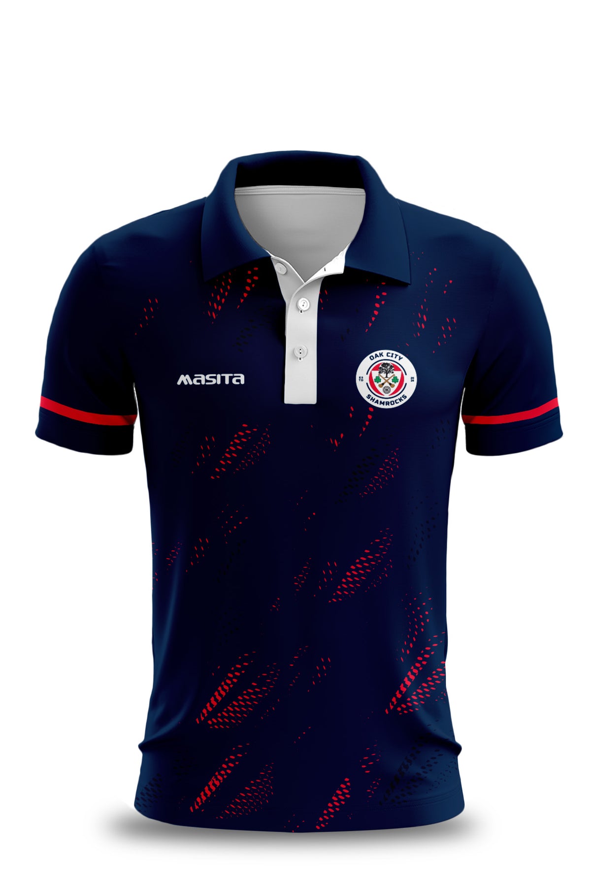 Oak City Shamrocks Pop Up Shop Navy Polo Shirt Unisex Fit