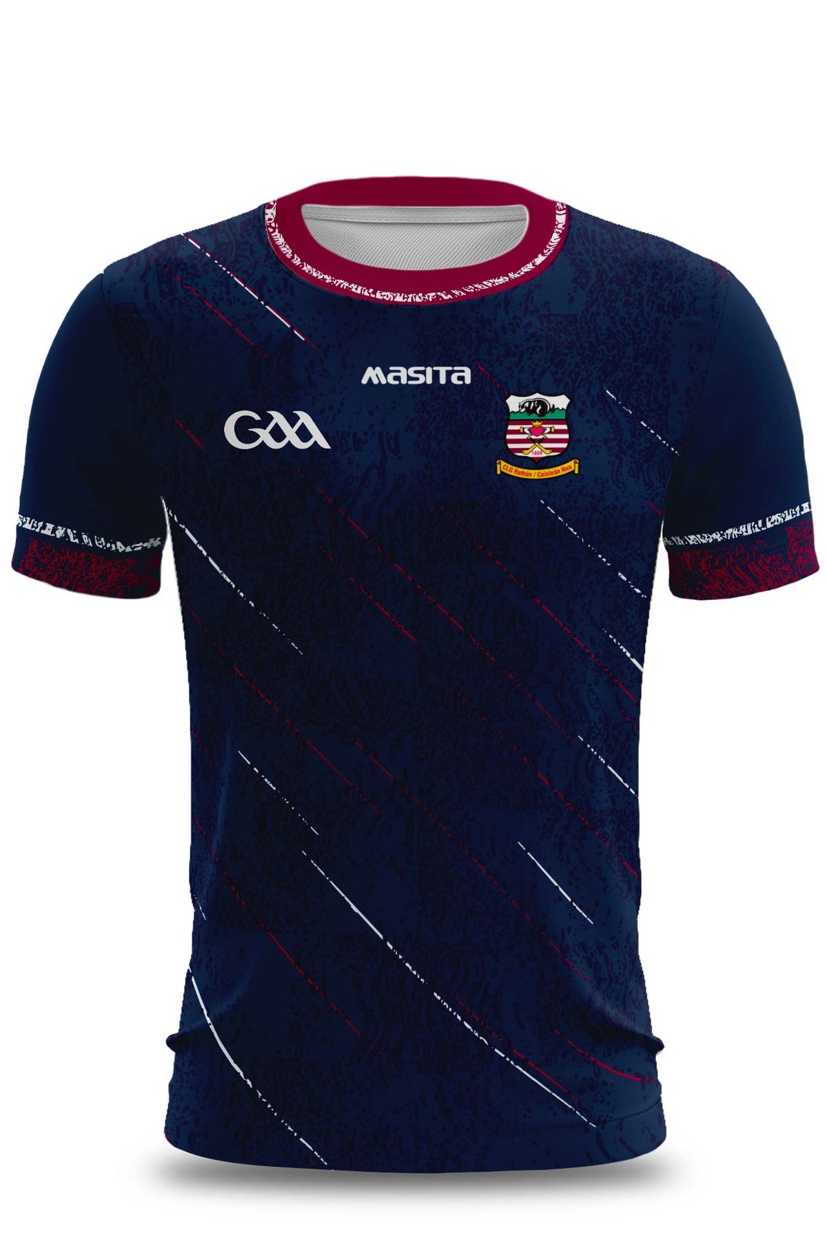 Rahoon Newcastle GAA Pop Up Berg Style Training Jersey Player Fit Adult