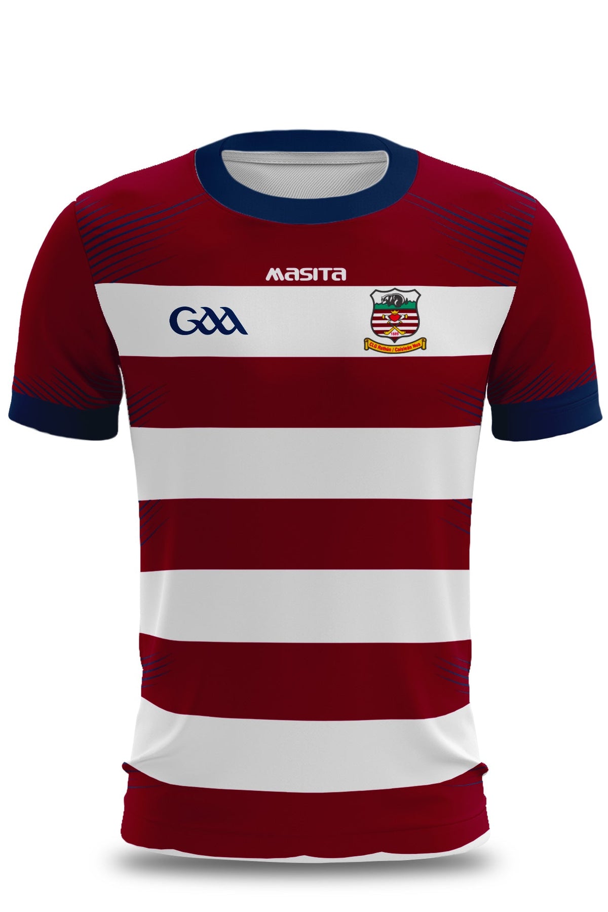Rahoon Newcastle GAA Pop Up Home Jersey Regular Fit Kids & Adults
