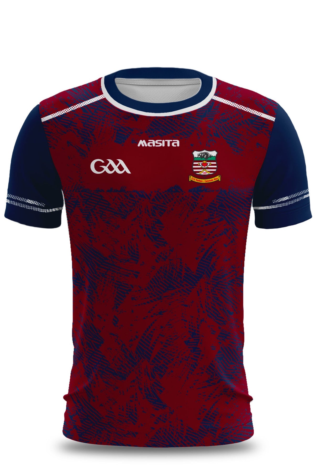 Rahoon Newcastle GAA Pop Up Away Jersey Regular Fit Kids & Adults