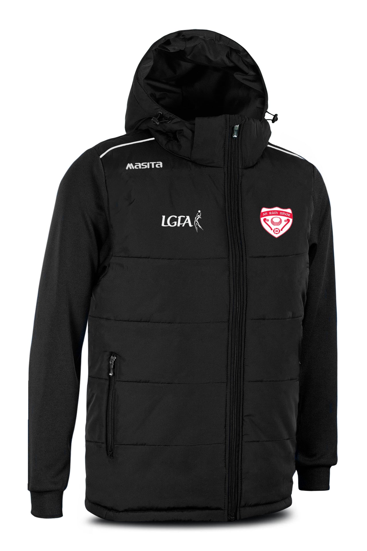 Rathmore LGFA Black Padded Jacket Kids & Adults
