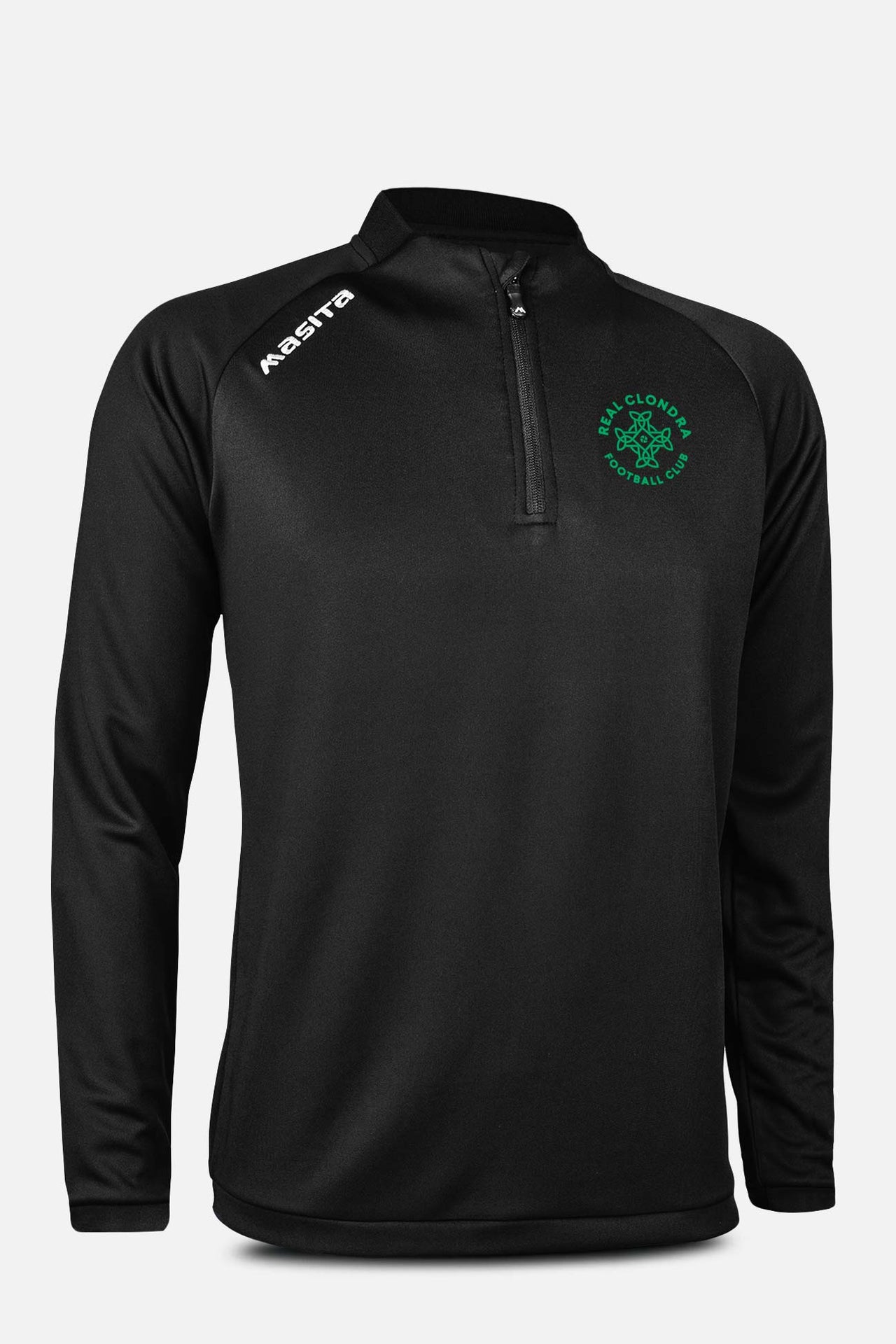 Real Clondra F.C Pop Up Shop Black Oregon Style Half Zip Adult