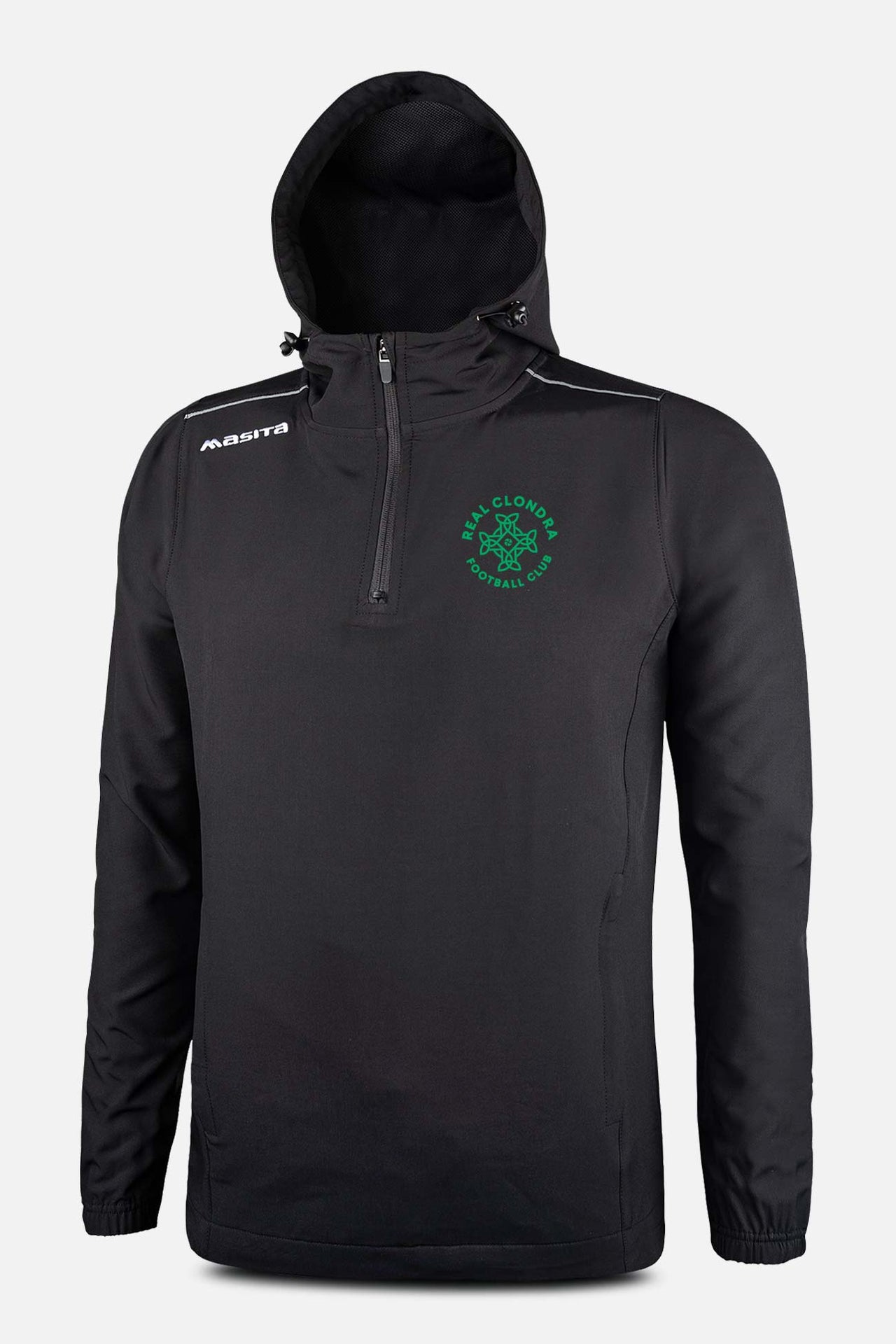 Real Clondra F.C Pop Up Shop Black Vermont Pullover Hoodie Adults