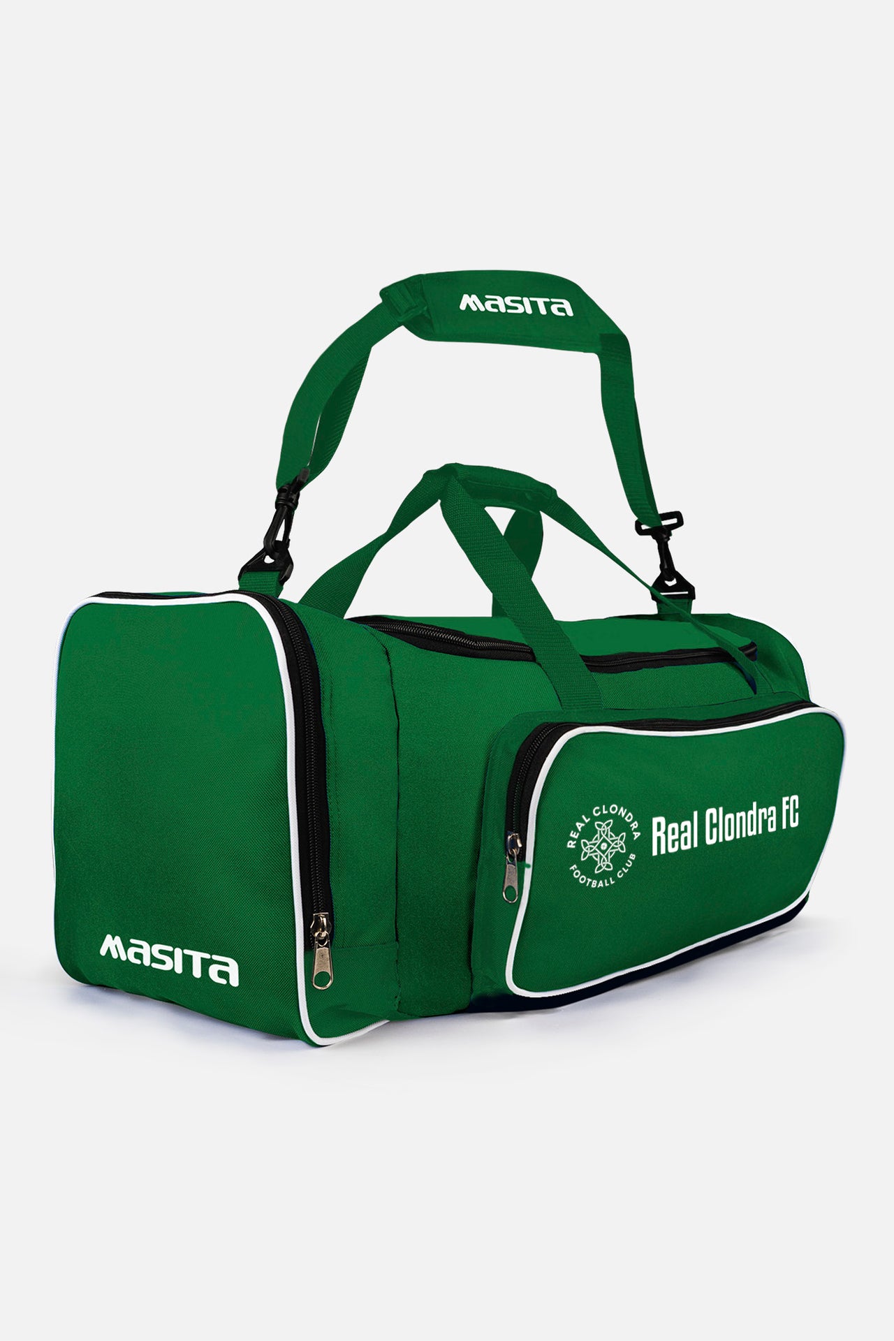 Real Clondra FC Pop Up Shop Green/Black/White Tara Style Club Bag