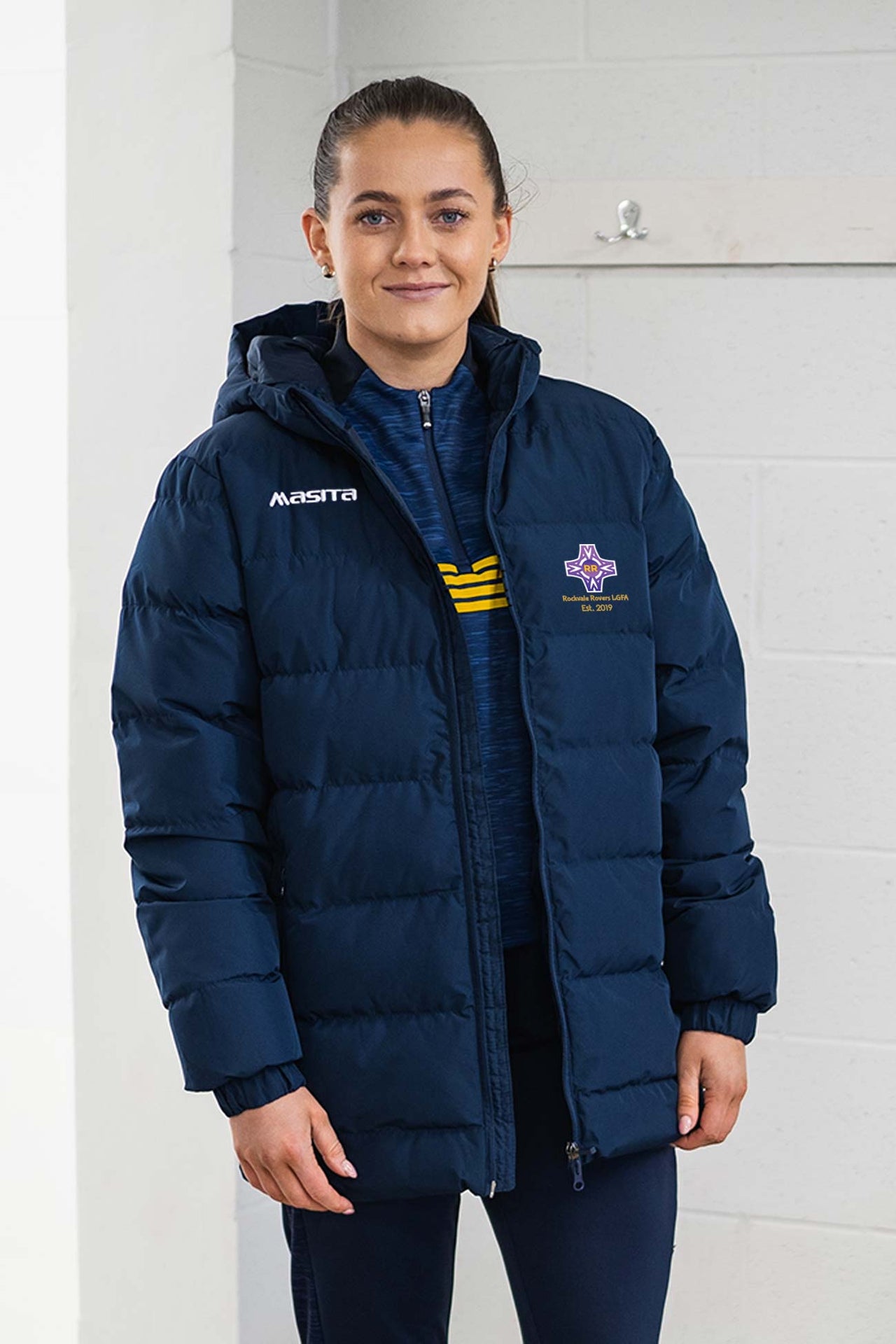 Rockvale Rovers LGFA Pop Up Shop Navy Nepal Winter Jacket Adult