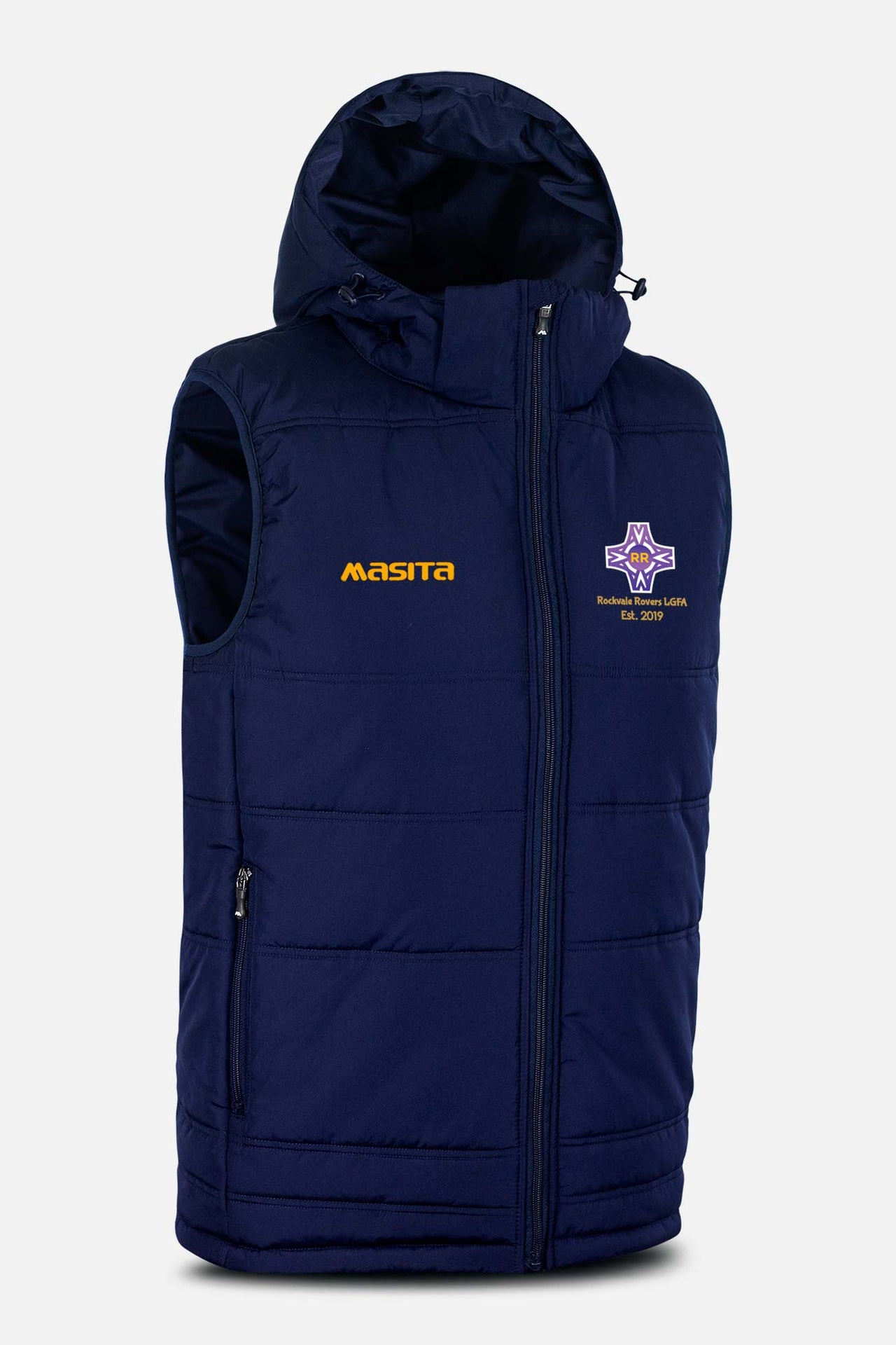 Rockvale Rovers LGFA Pop Up Shop Navy Nova Sleeveless Gilet Kids & Adults