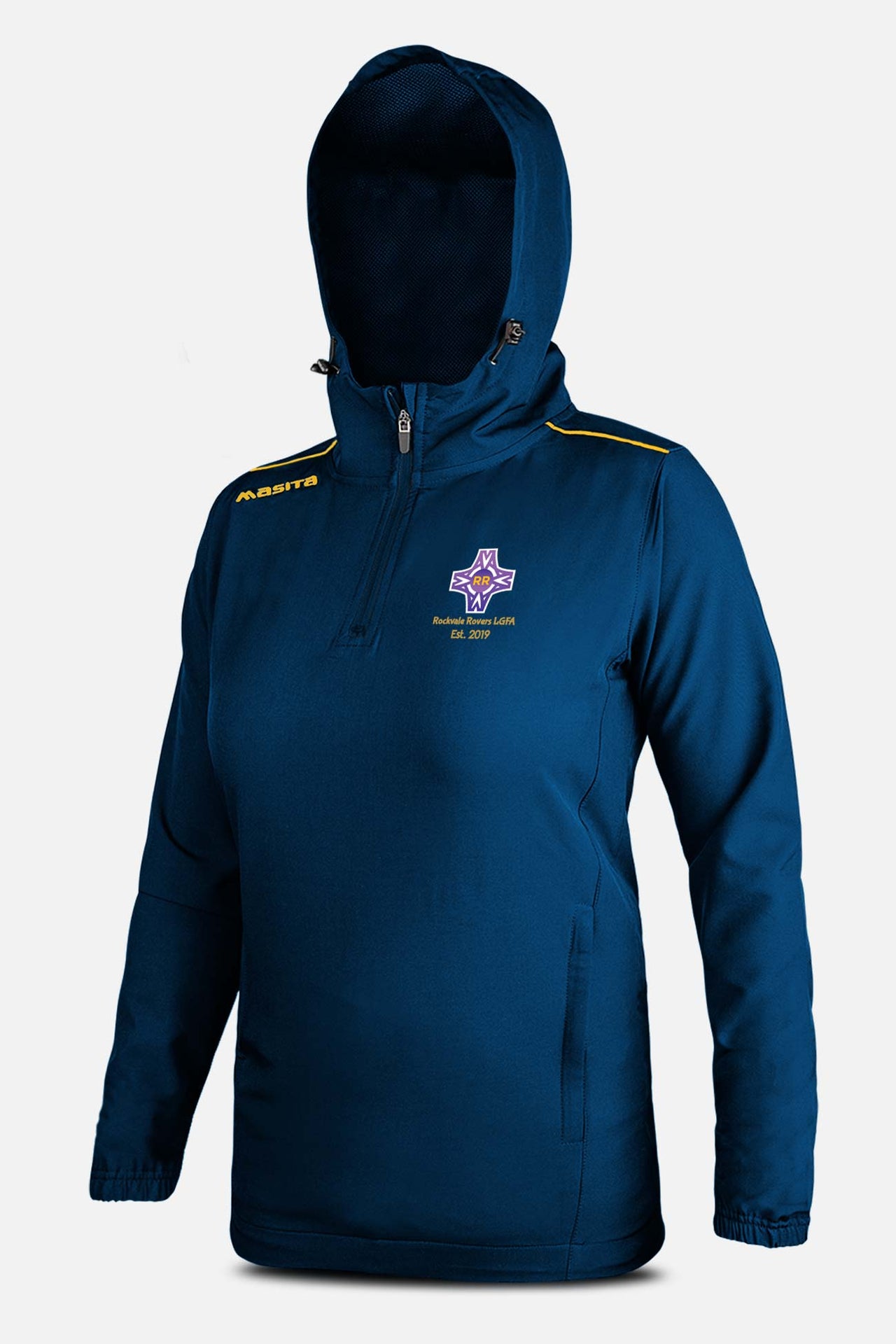 Rockvale Rovers  Navy/Amber Vermont Pullover Hoodie Adults