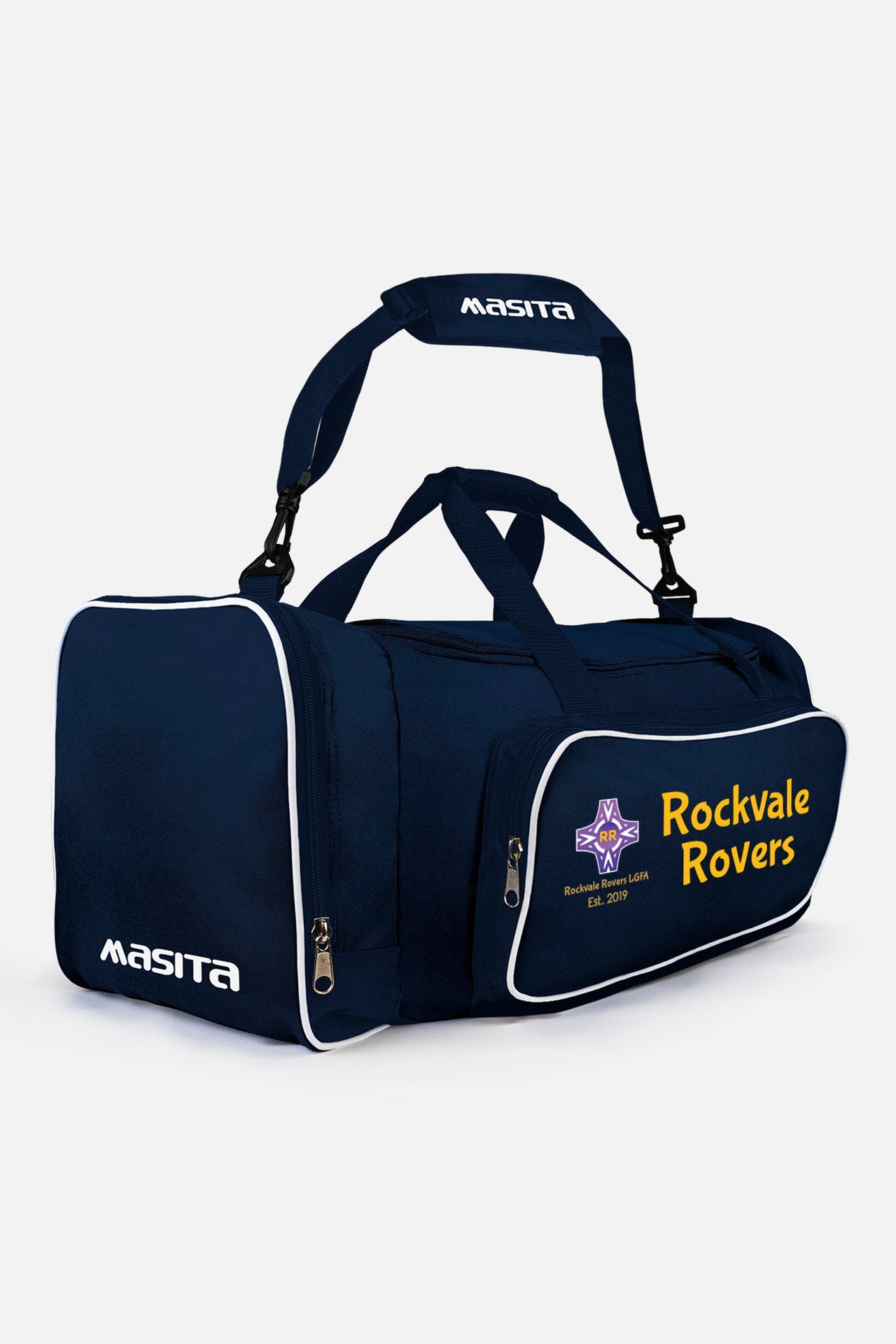 Rockvale Rovers  Navy/White Tara Style Club Bag