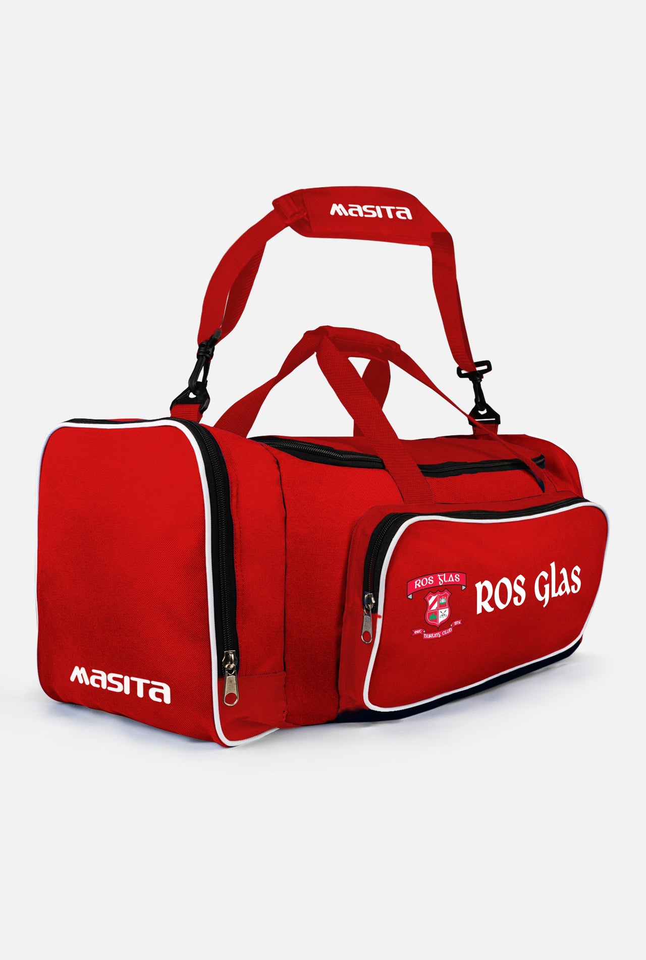 Ros Glas  Red/Black/White Tara Style Club Bag