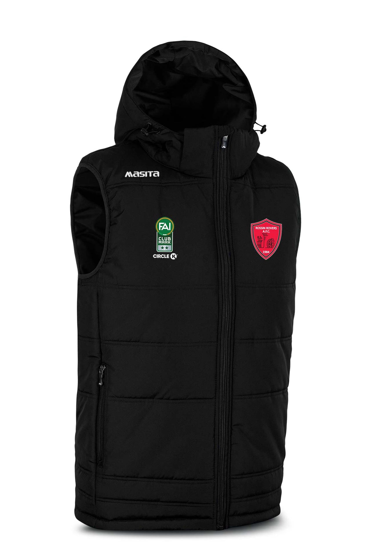Rossin Rovers AFC  Nova Sleeveless Gilet Kids & Adults