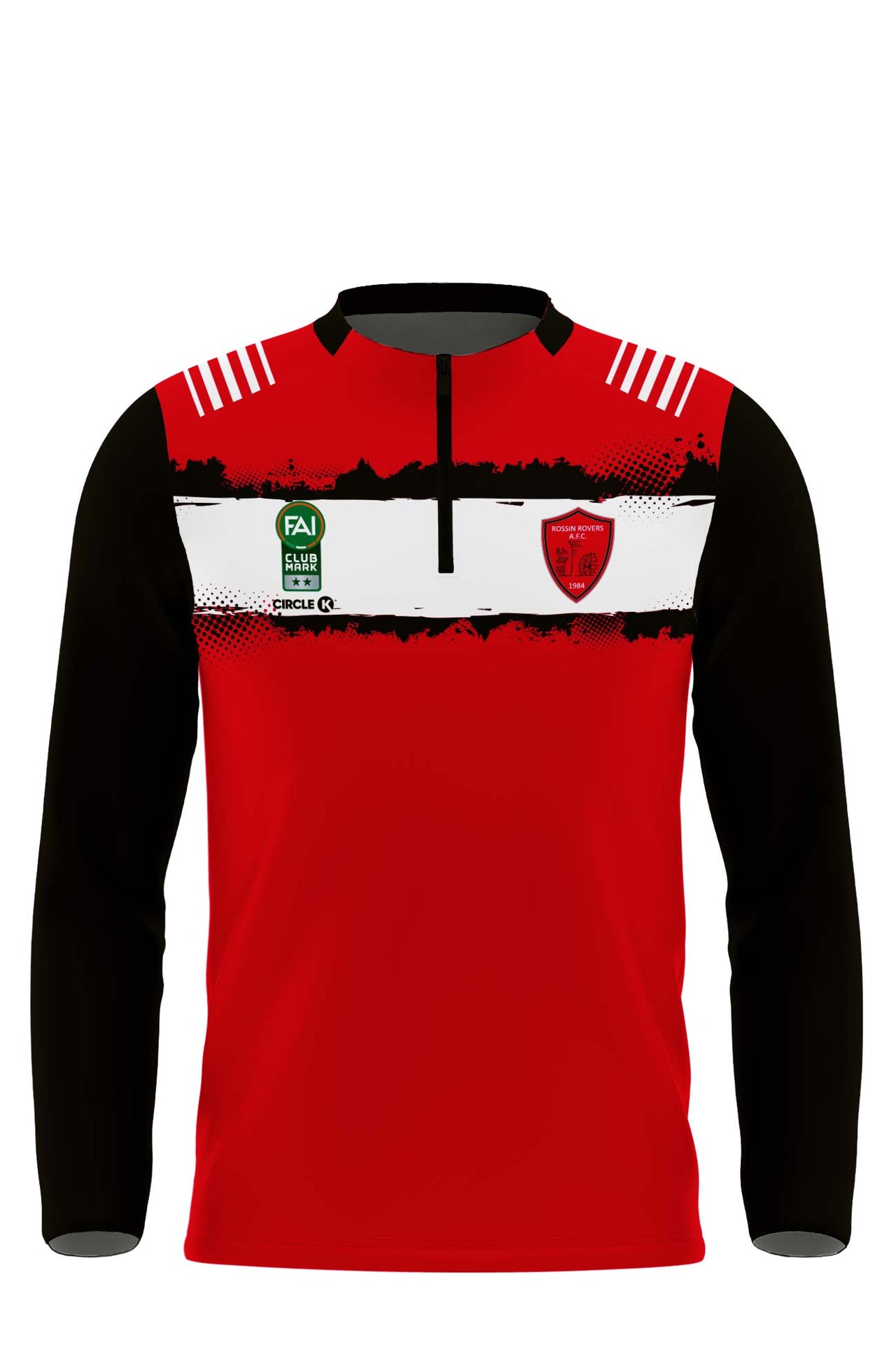 Rossin Rovers AFC  Half Zip Kids & Adults