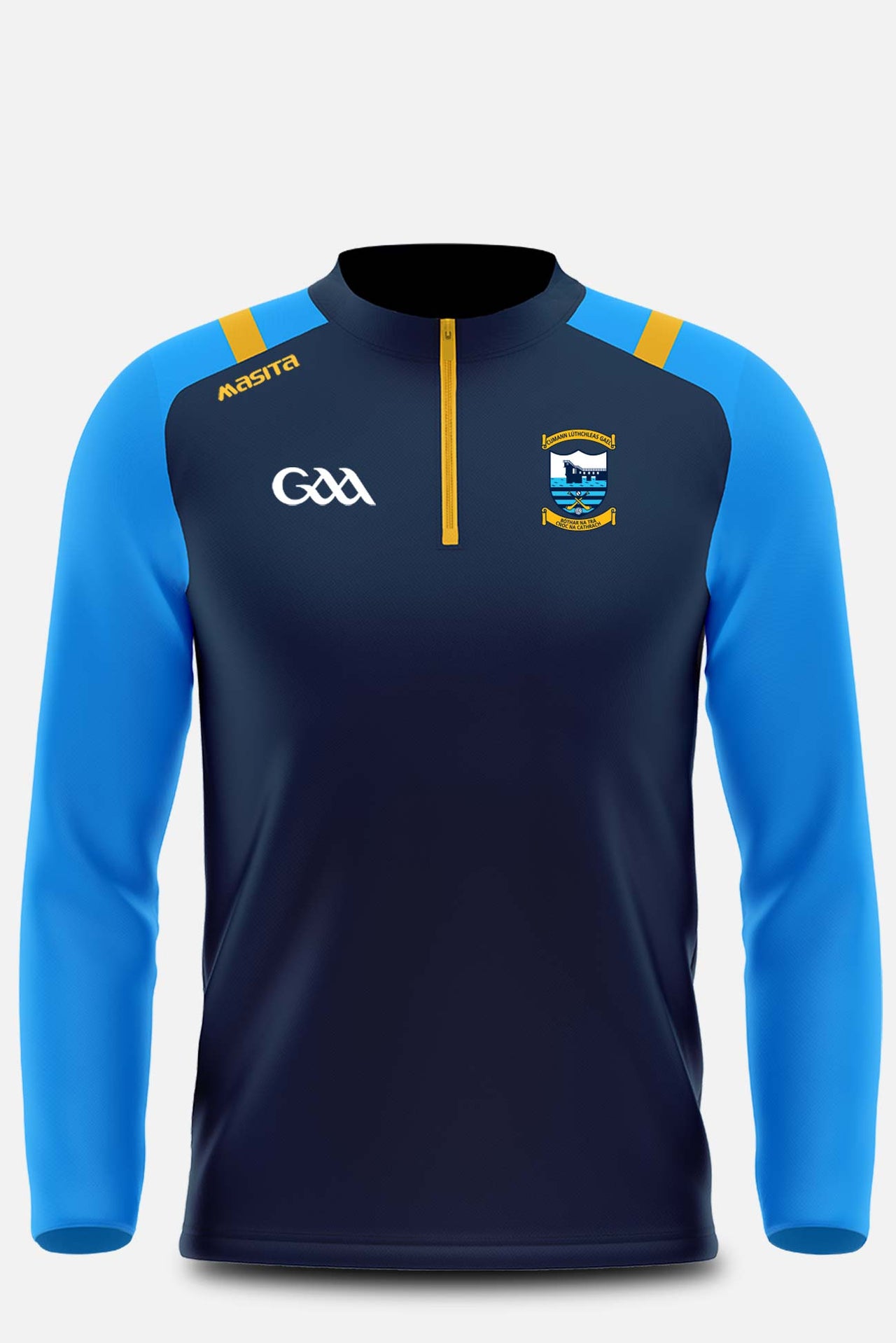 Salthill Knocknacarra Navy Zip Top Adults