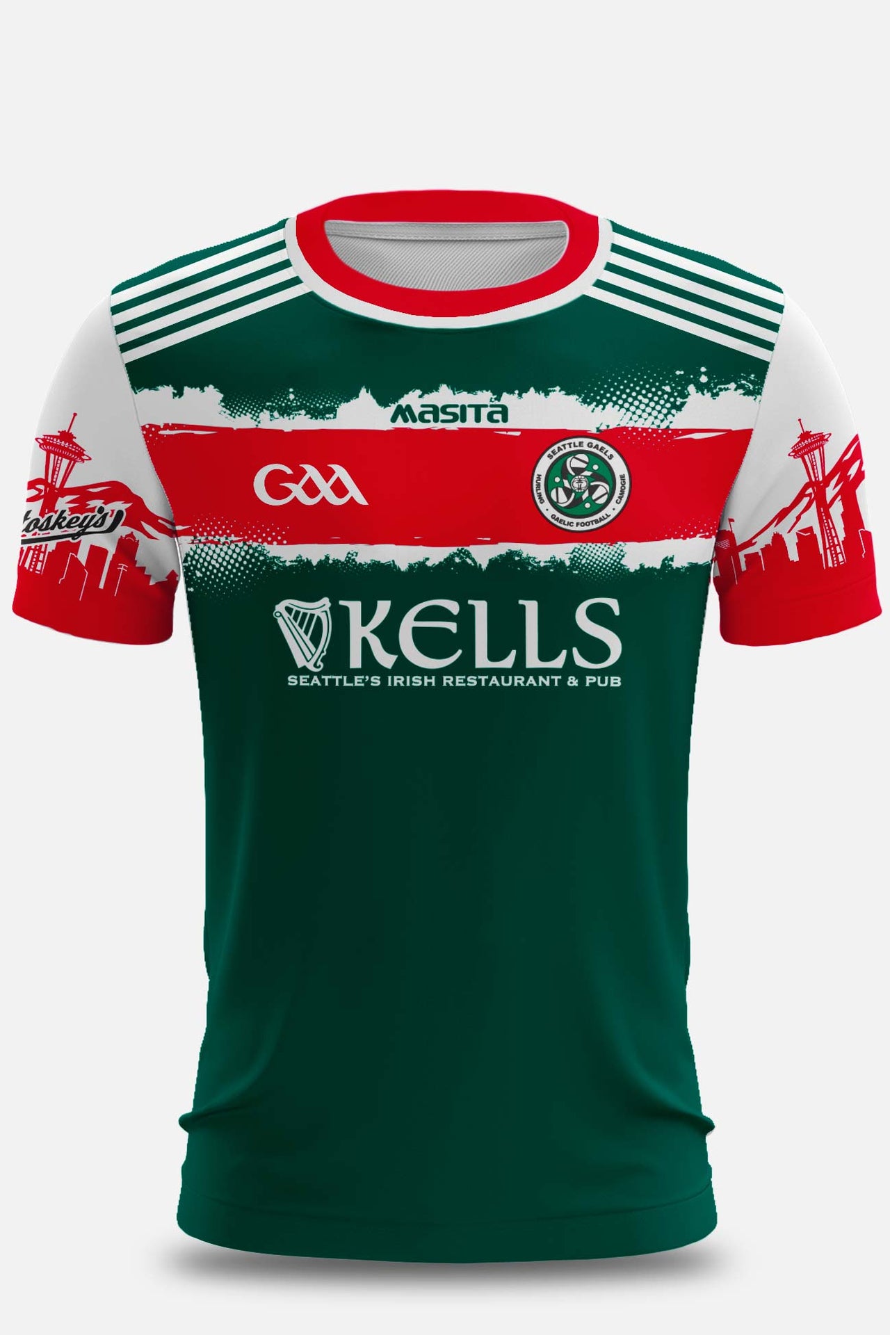 Seattle Gaels GAA Home Jersey Regular Fit Adult