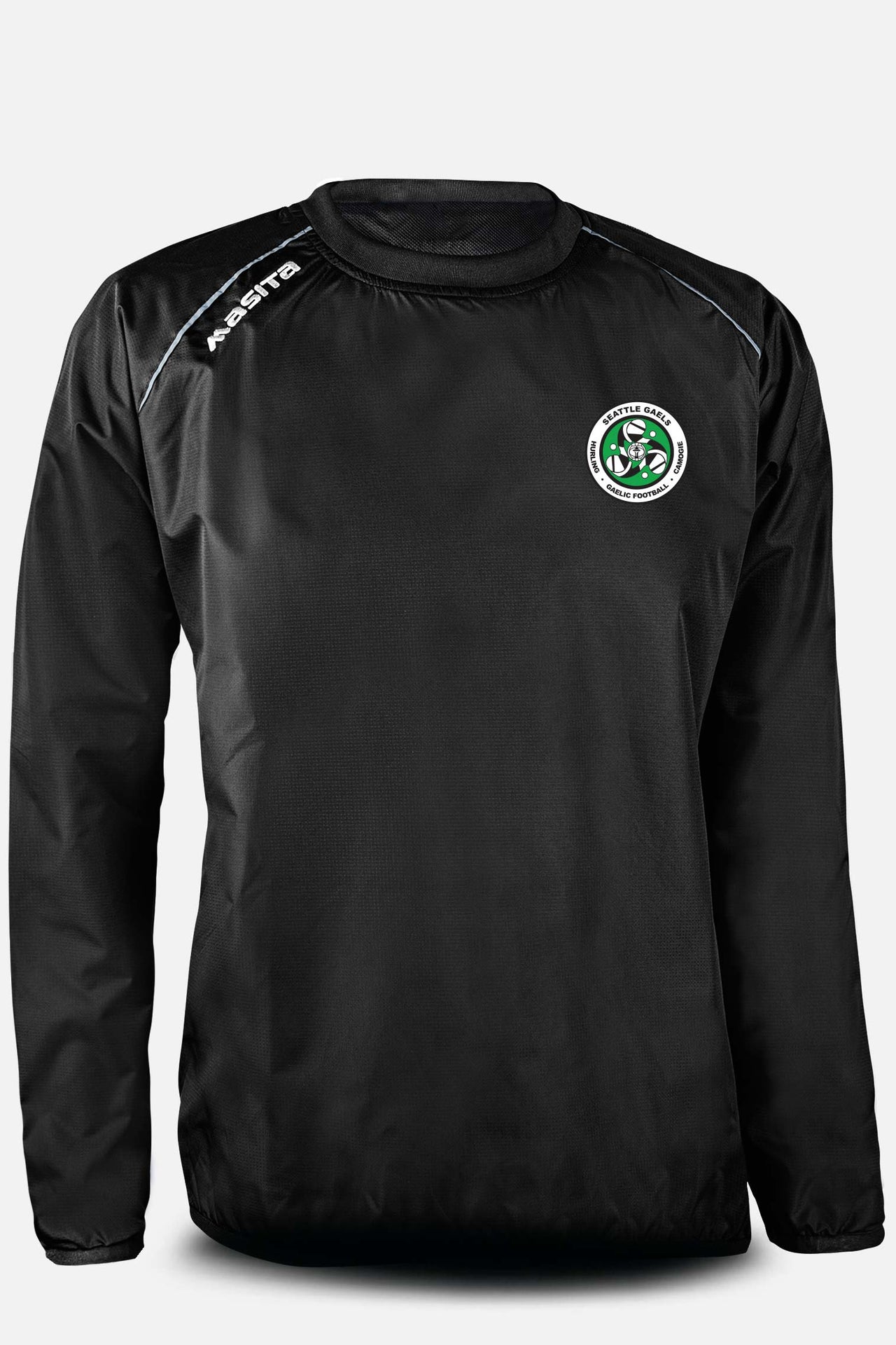 Seattle Gaels Pop Up Shop Black Tara Style Rainsweater Adults