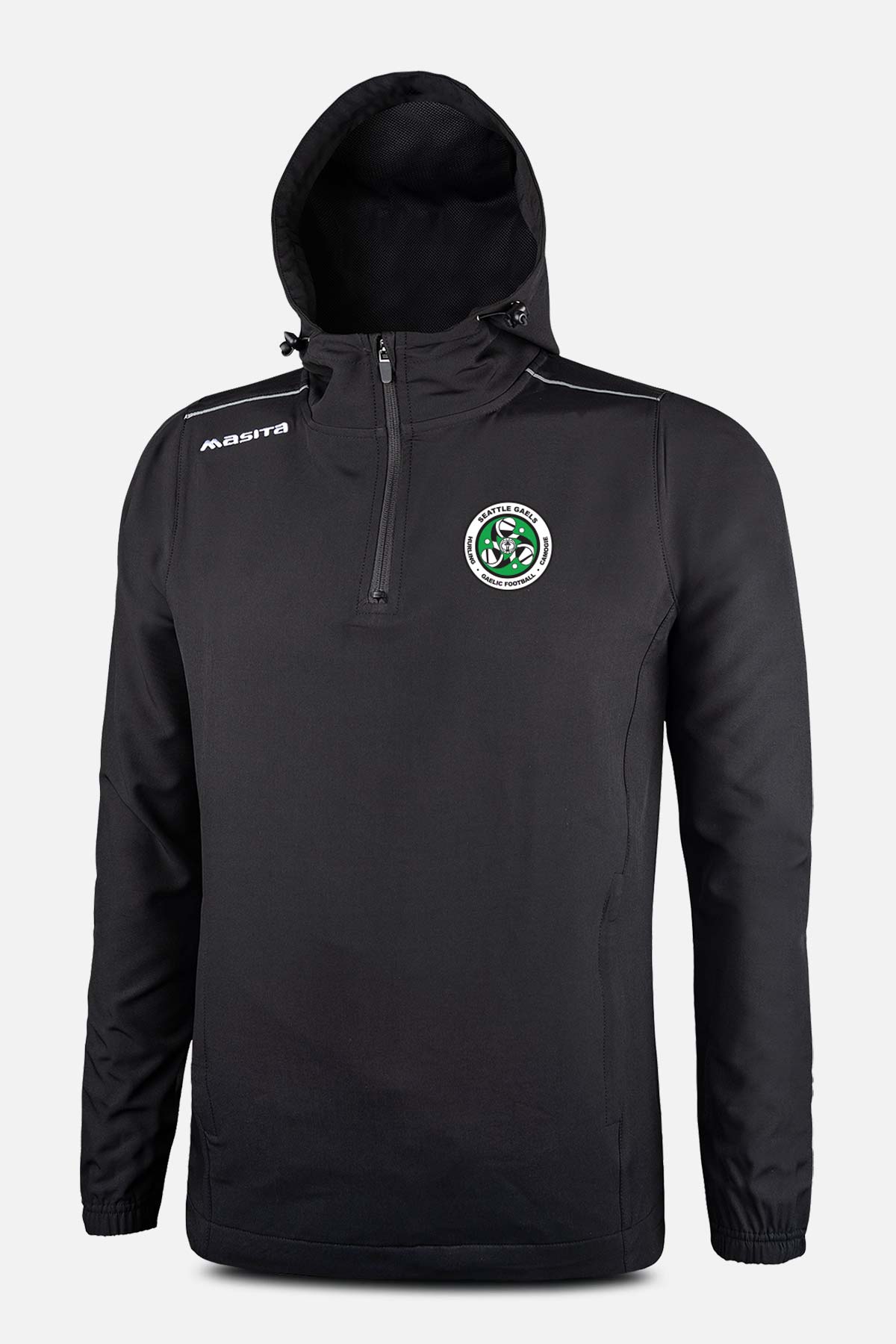 Seattle Gaels Pop Up Shop Vermont Black/White Pullover Hoodie Adult
