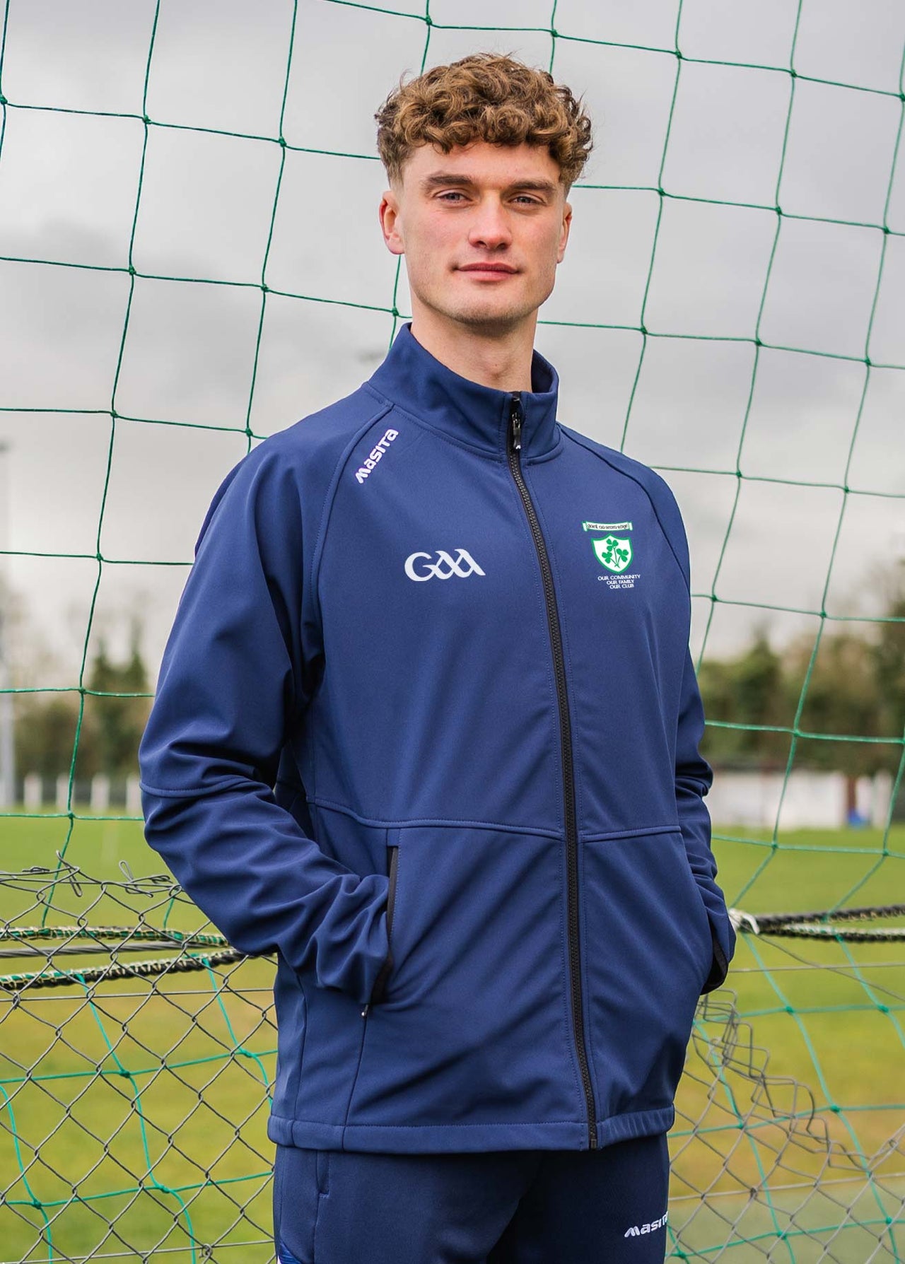 Shamrock Gaels  Navy Softshell Jacket Kids & Adults