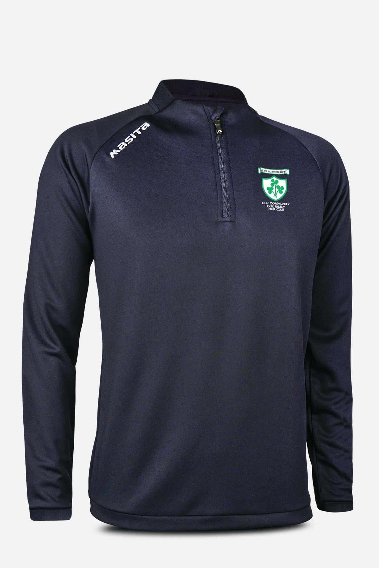 Shamrock Gaels  Navy Oregon Style Half Zip