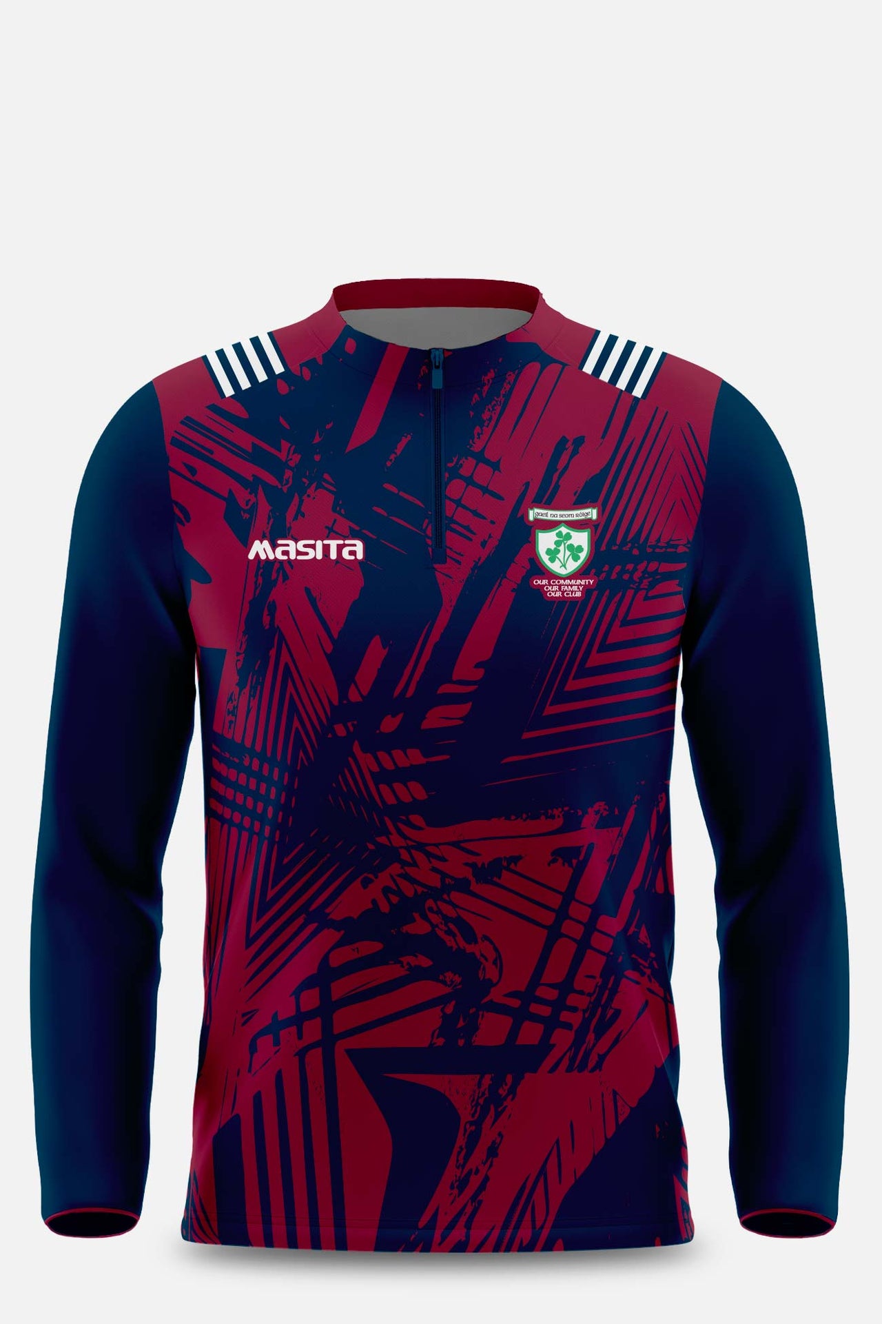 Shamrock Gaels  Half Zip Kids & Adults