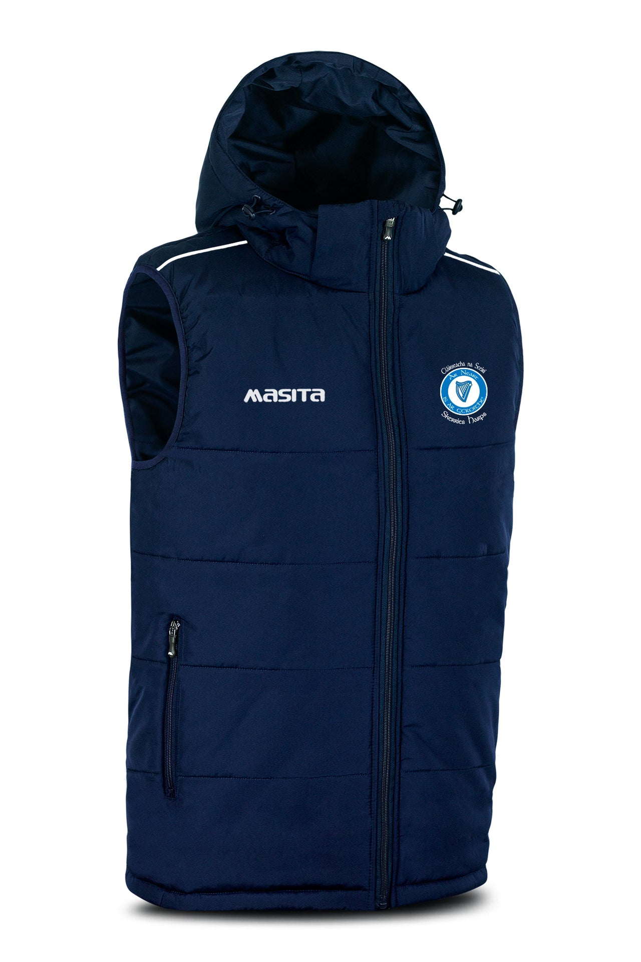 Skerries Harps Navy Sleeveless Gilet Kids & Adults
