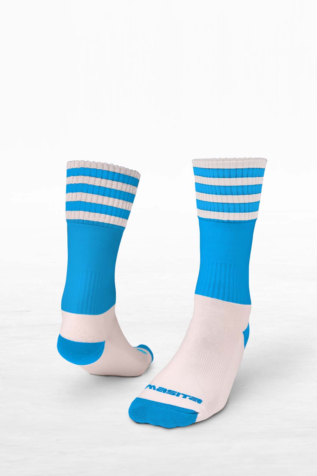 Sky/White Midi Socks All Sizes