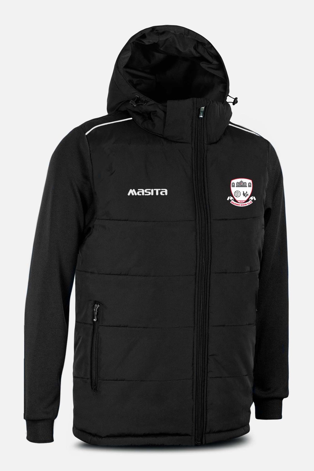 St Johns GAA Pop Up Shop Black Padded Jacket Kids & Adults