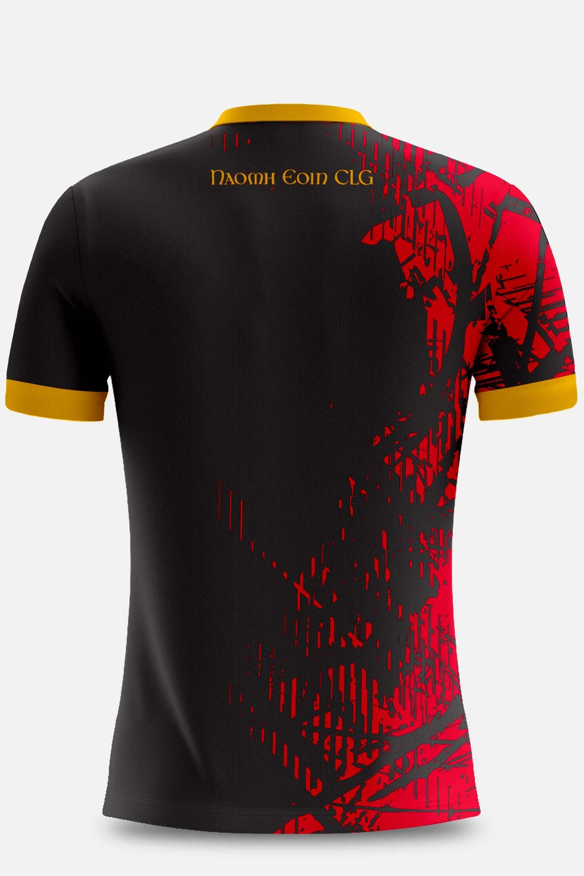 St Johns GAA Pop Up Shop Black Sparta Style Training Jersey Player Fit Adult