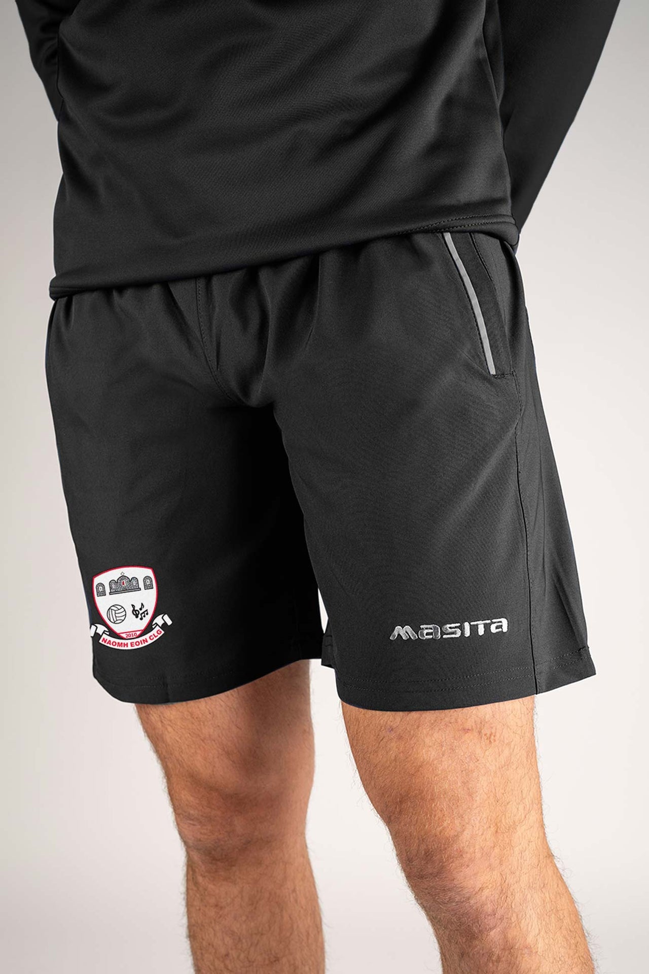 St Johns GAA  Black Leisure Short Adult