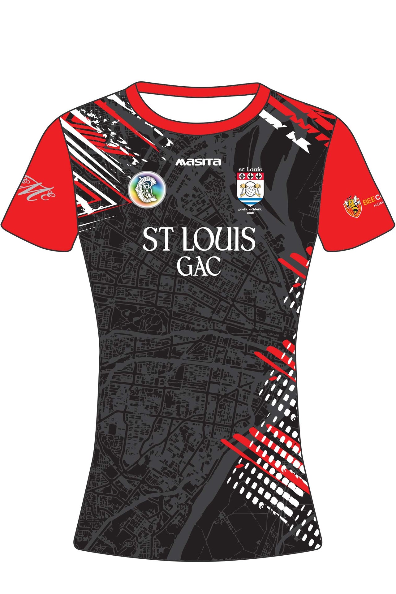 St Louis GAC Pop Up Camogie Jersey Regular Fit Adult