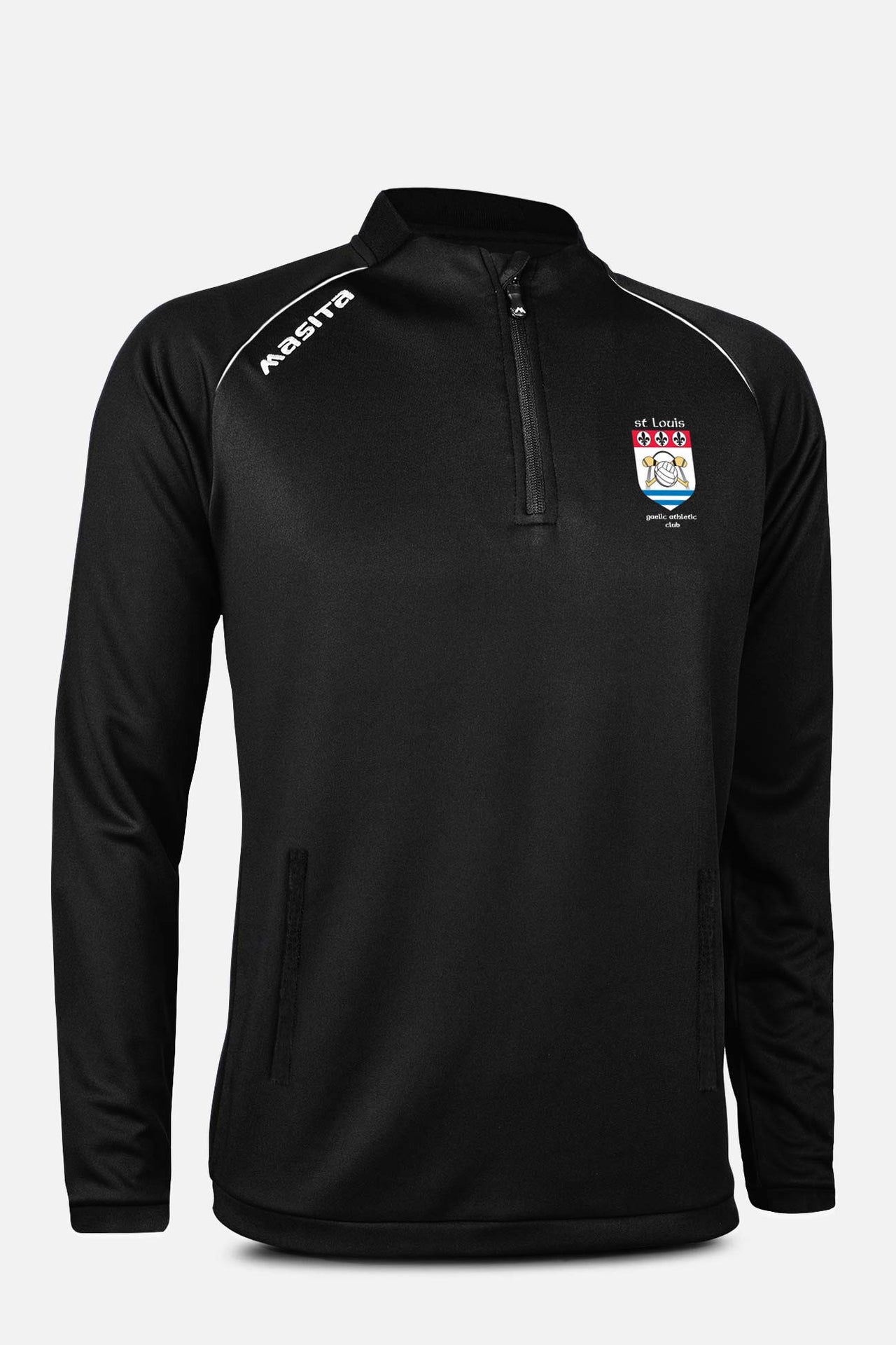 St Louis GAC Pop Up Shop Rico Style Black Half Zip Adult