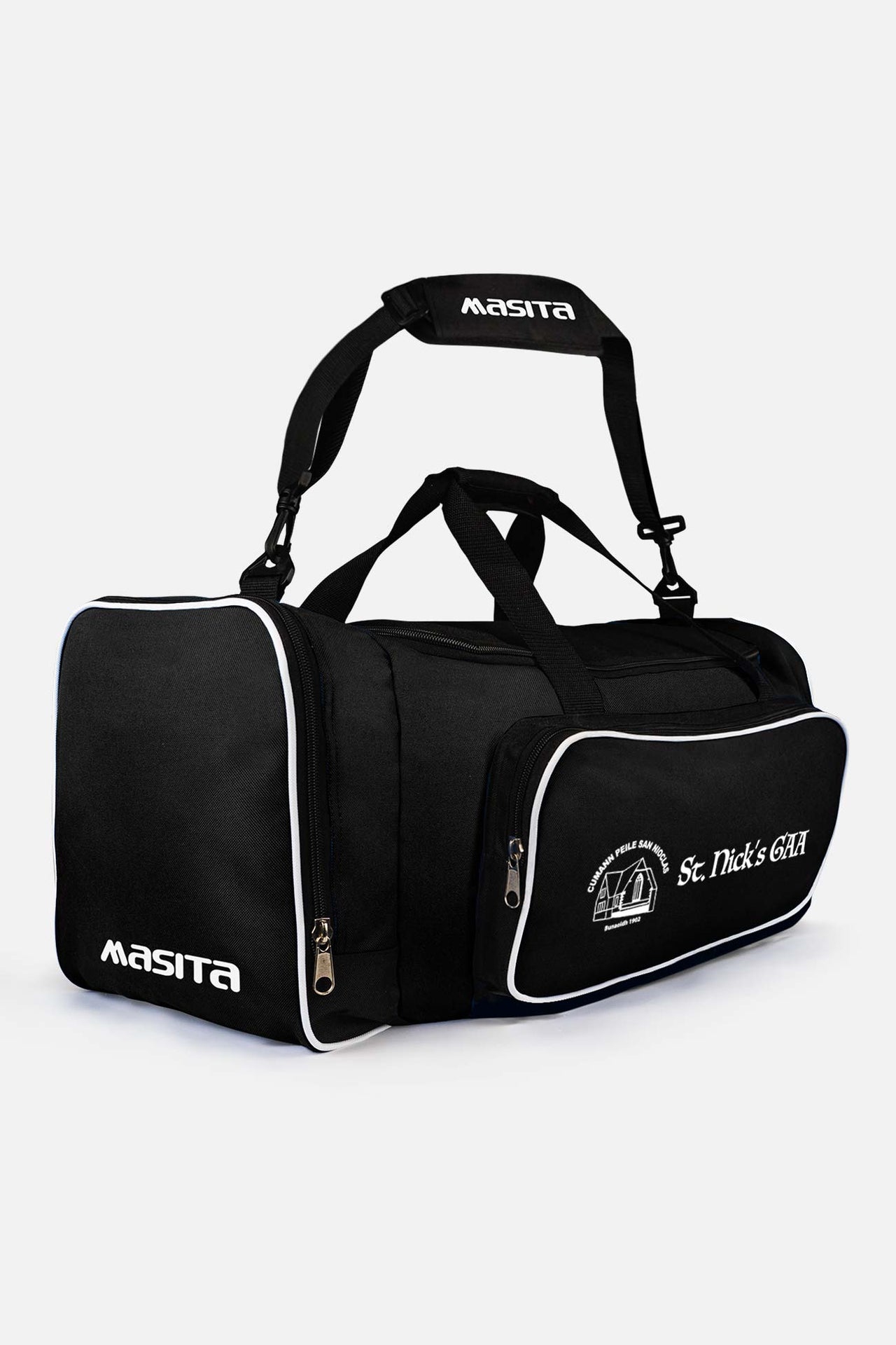 St Nicks  Black/White Tara Style Club Bag