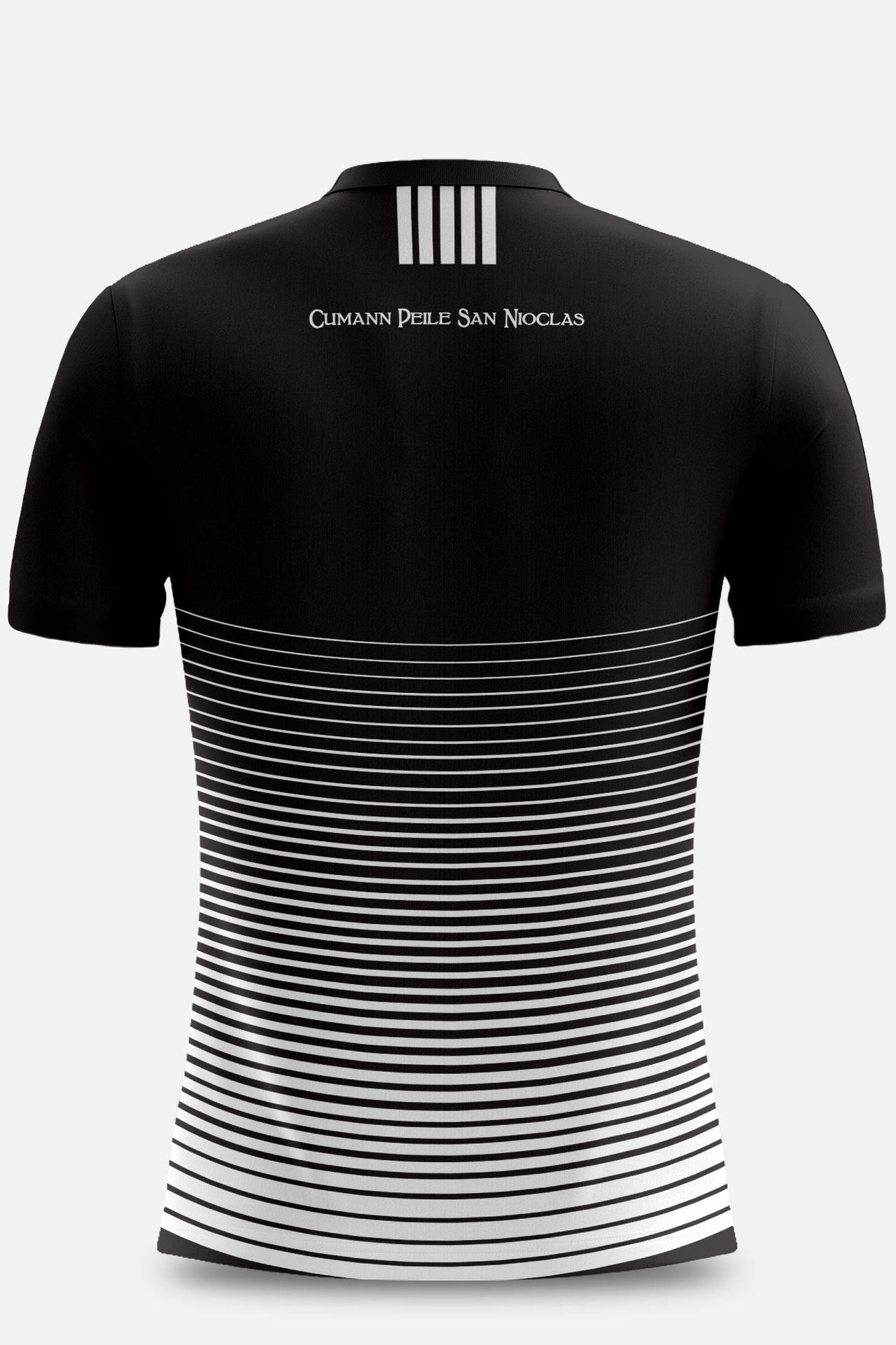 St Nicks GAA  Black Training Jersey Player Fit