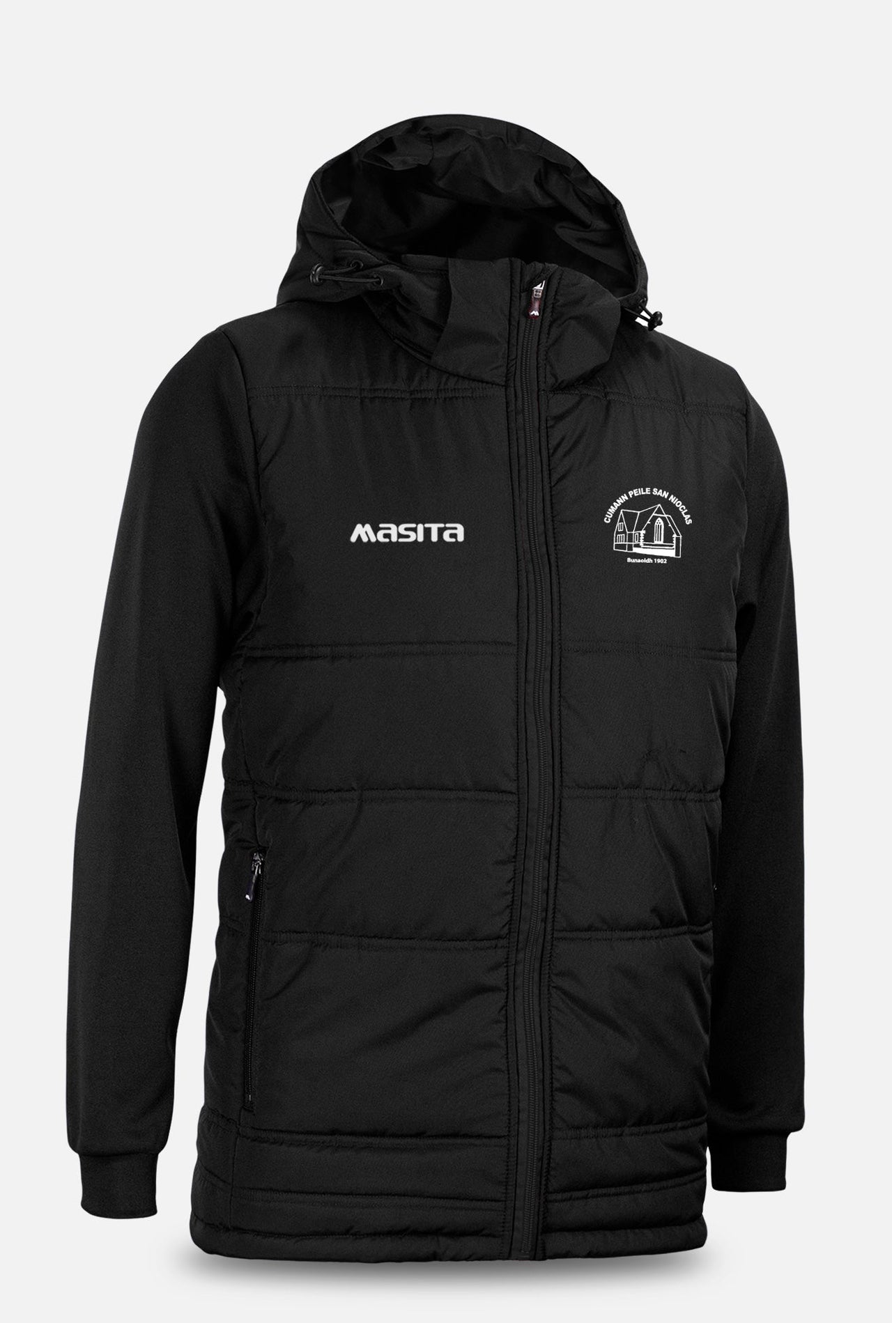 St Nicks  Black Nova Padded Jacket Kids & Adults