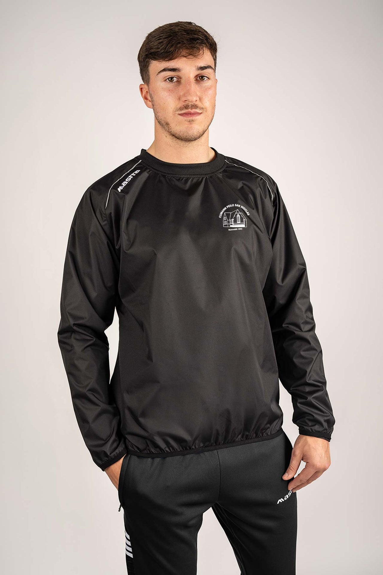 St Nicks Pop Up Shop Black Rainsweater Kids & Adults