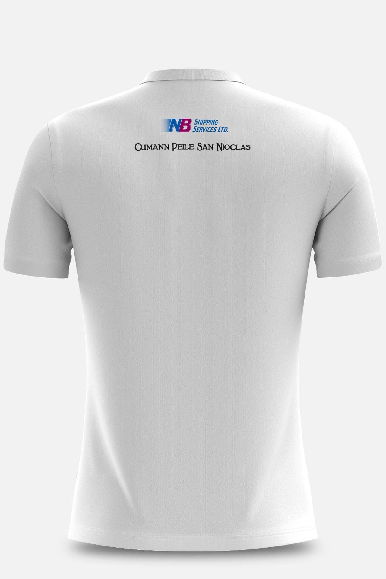 St Nicks GAA  White Training Jersey Player Fit Adult