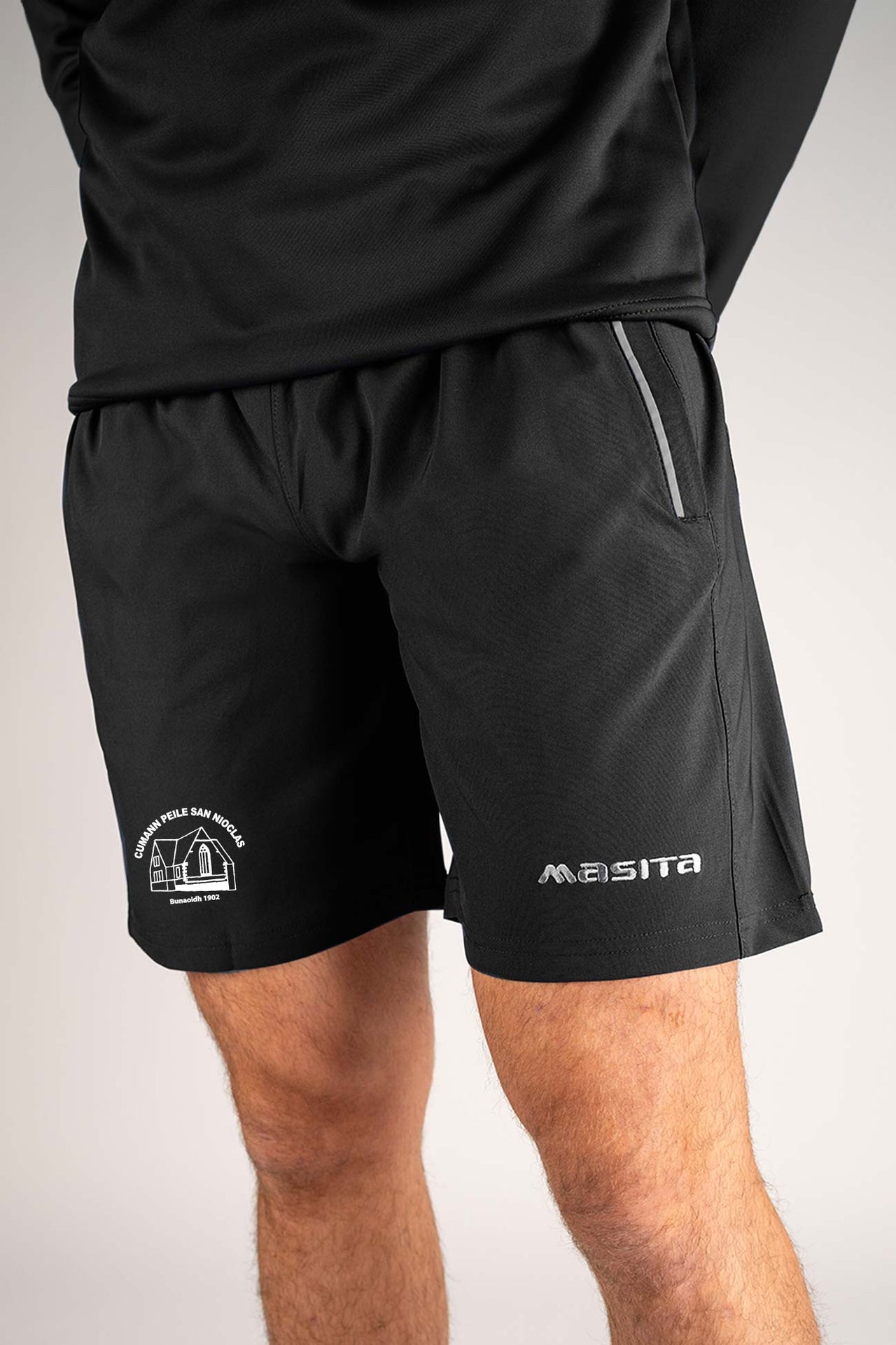 St Nicks  Black Leisure Short Adult
